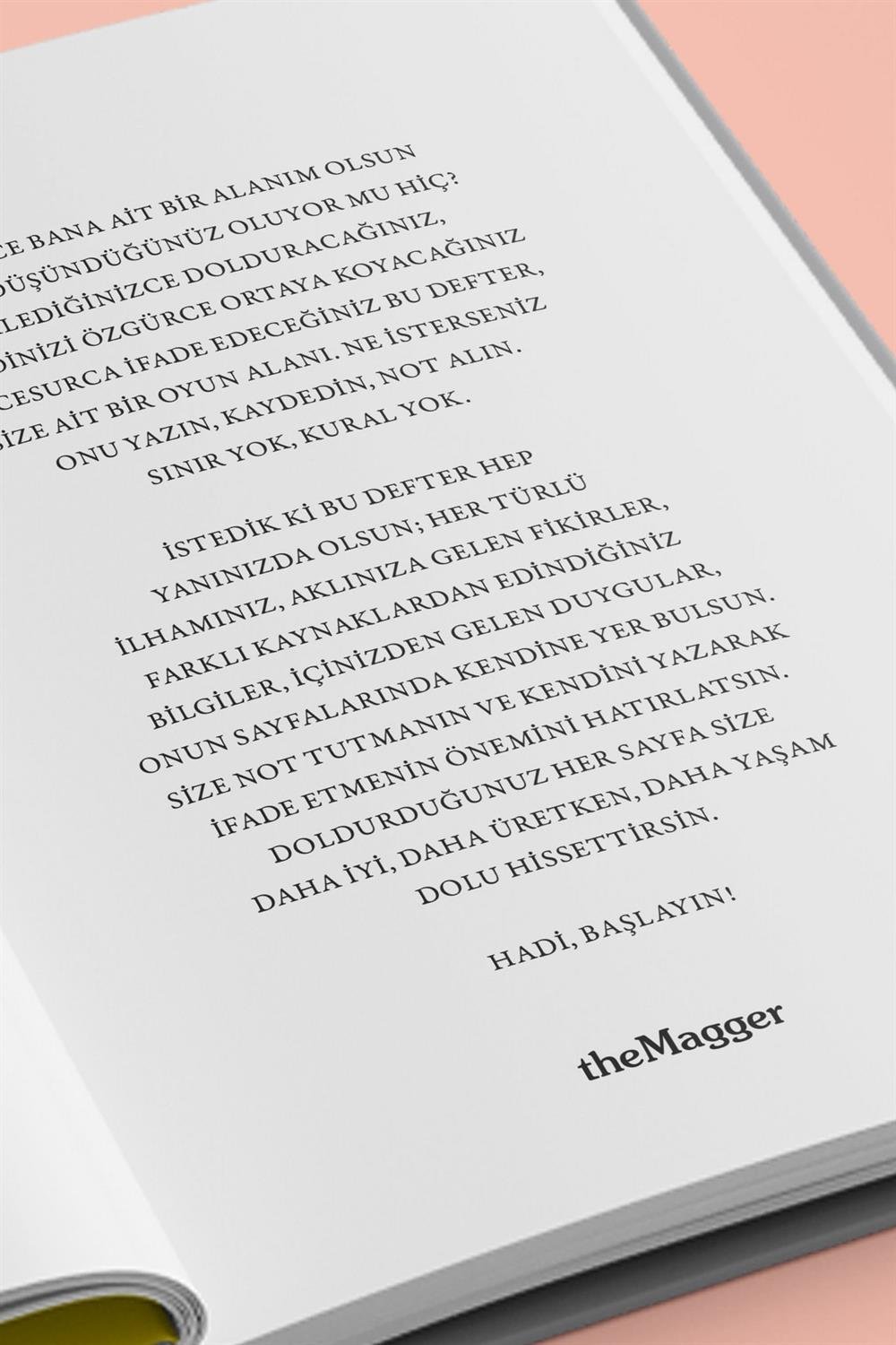 Not Çizgisiz Defter