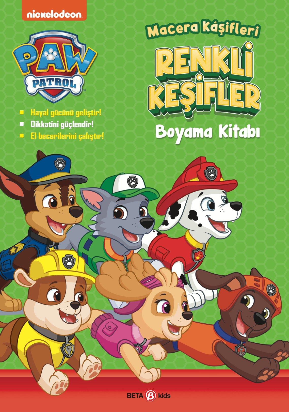 Paw Patrol - Renkli Keşifler Boyama Kitabı