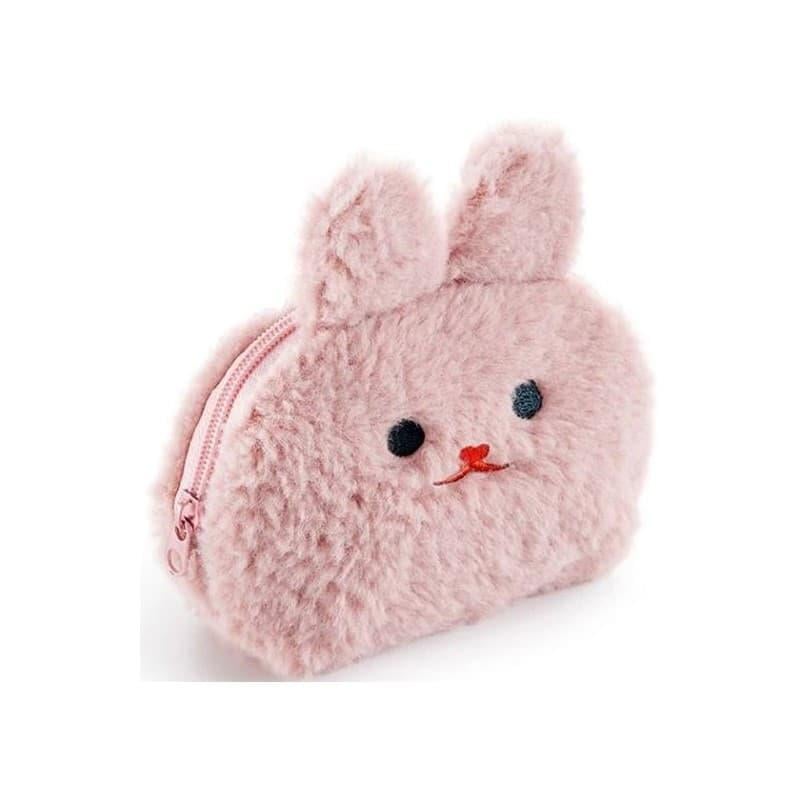 Peluş Bozuk Para Cüzdanı Pembe B2f