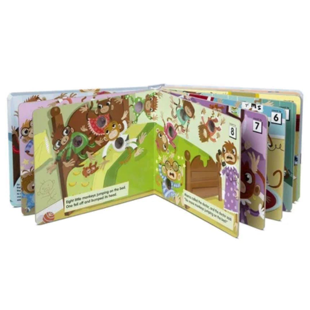 Poke A Dot Interaktıf Kıtap-10 Little Monkeys