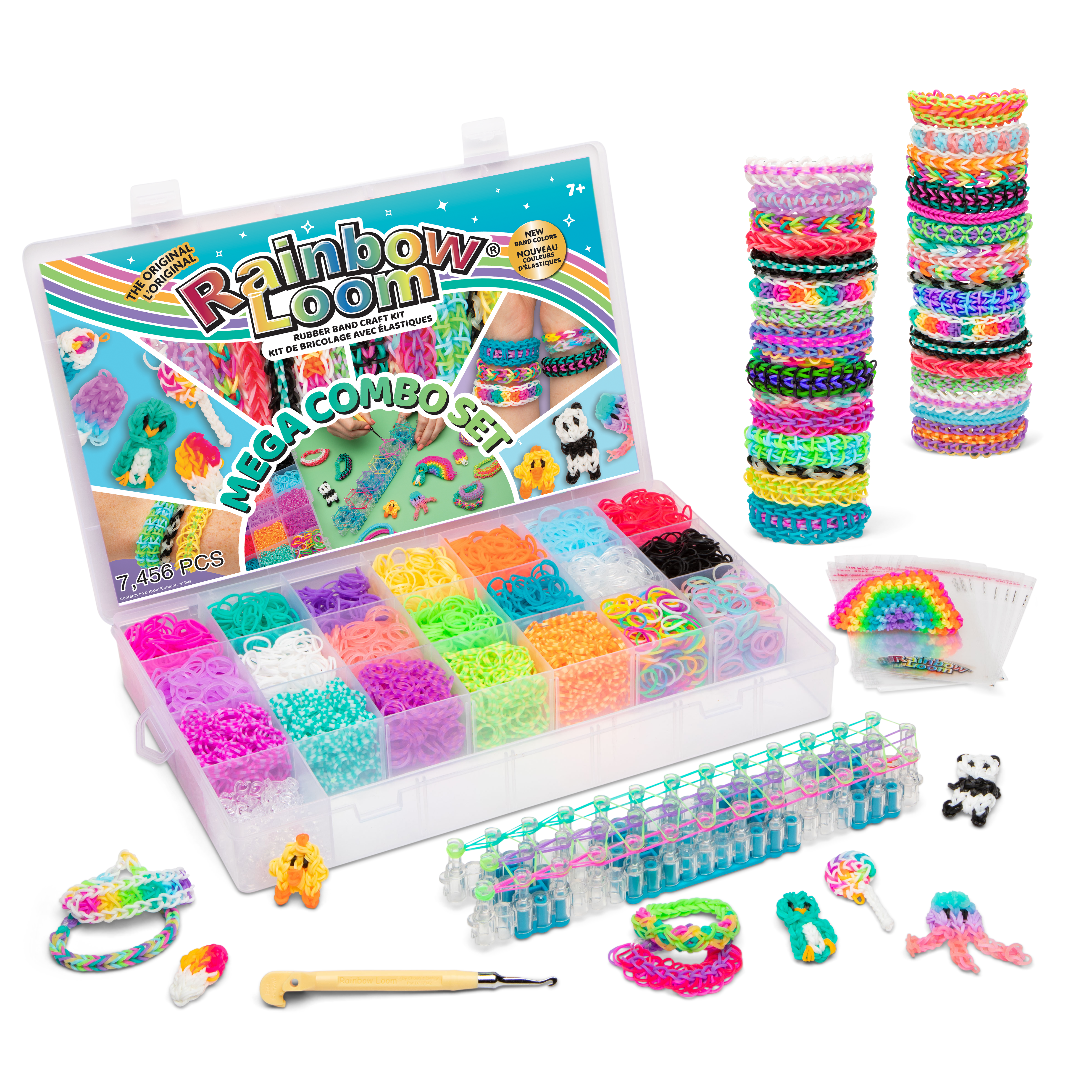 Rainbow Loom Mega Combo Set 7456 Pcs R0088