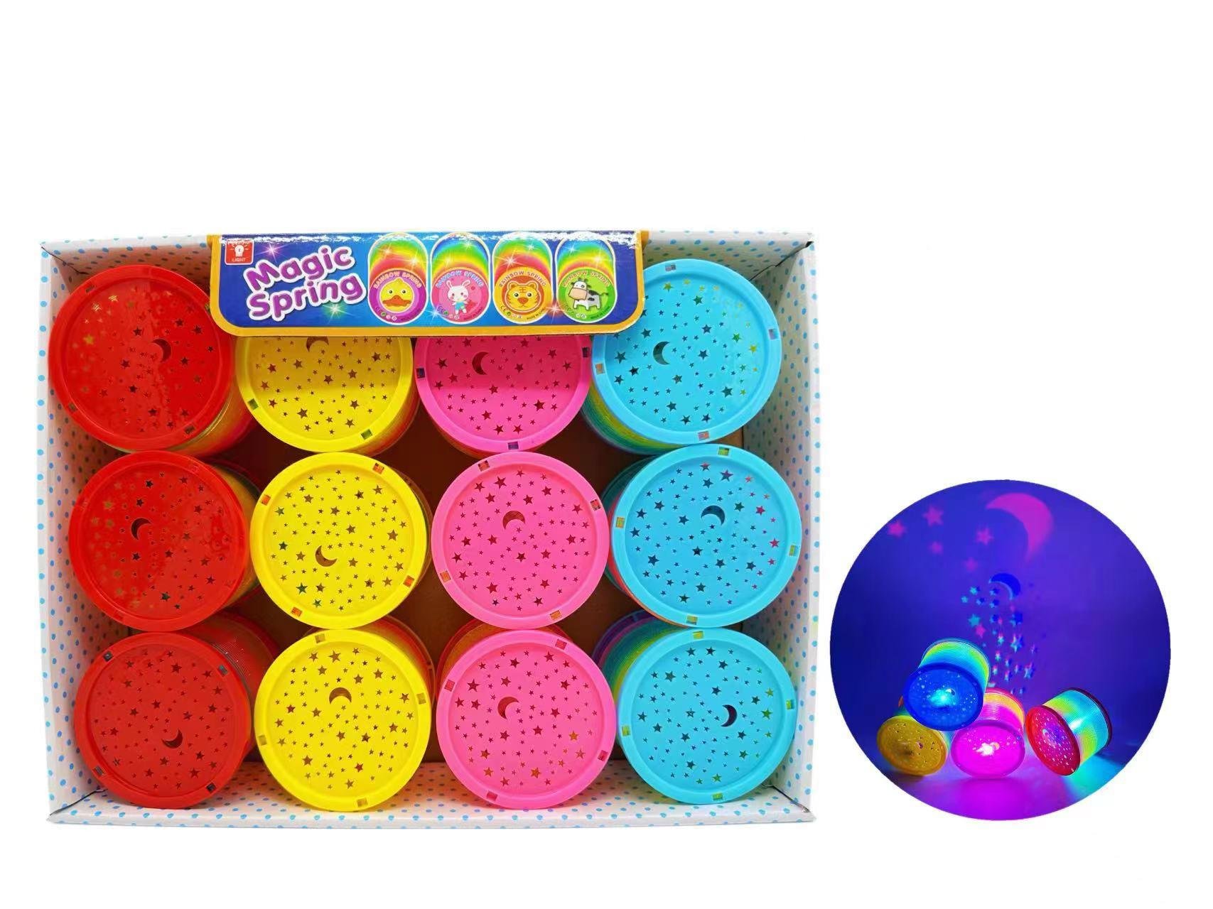 Rainbow SpringWith Light Projection Flashing  A1219-T1