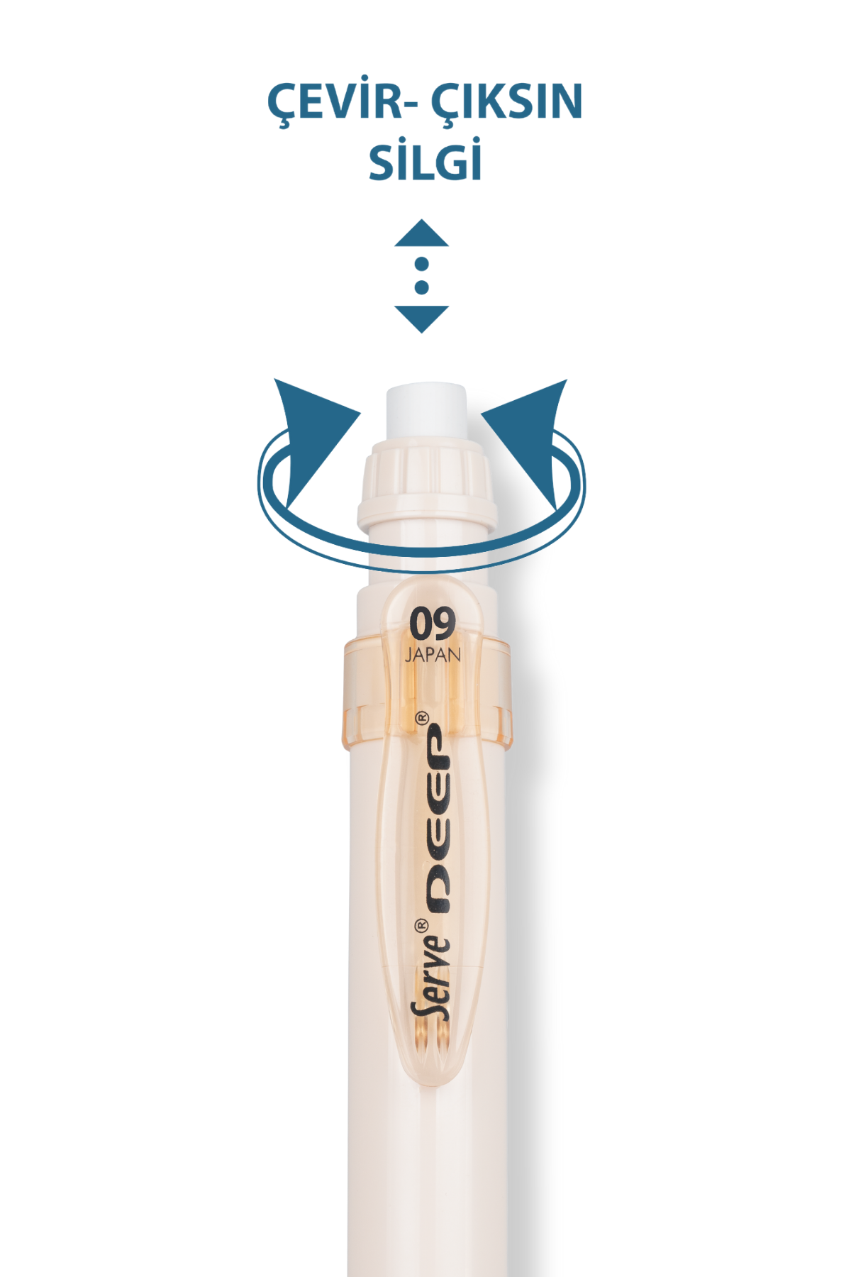 Serve Deep Mek Kur Kalem 09MM Fildişi