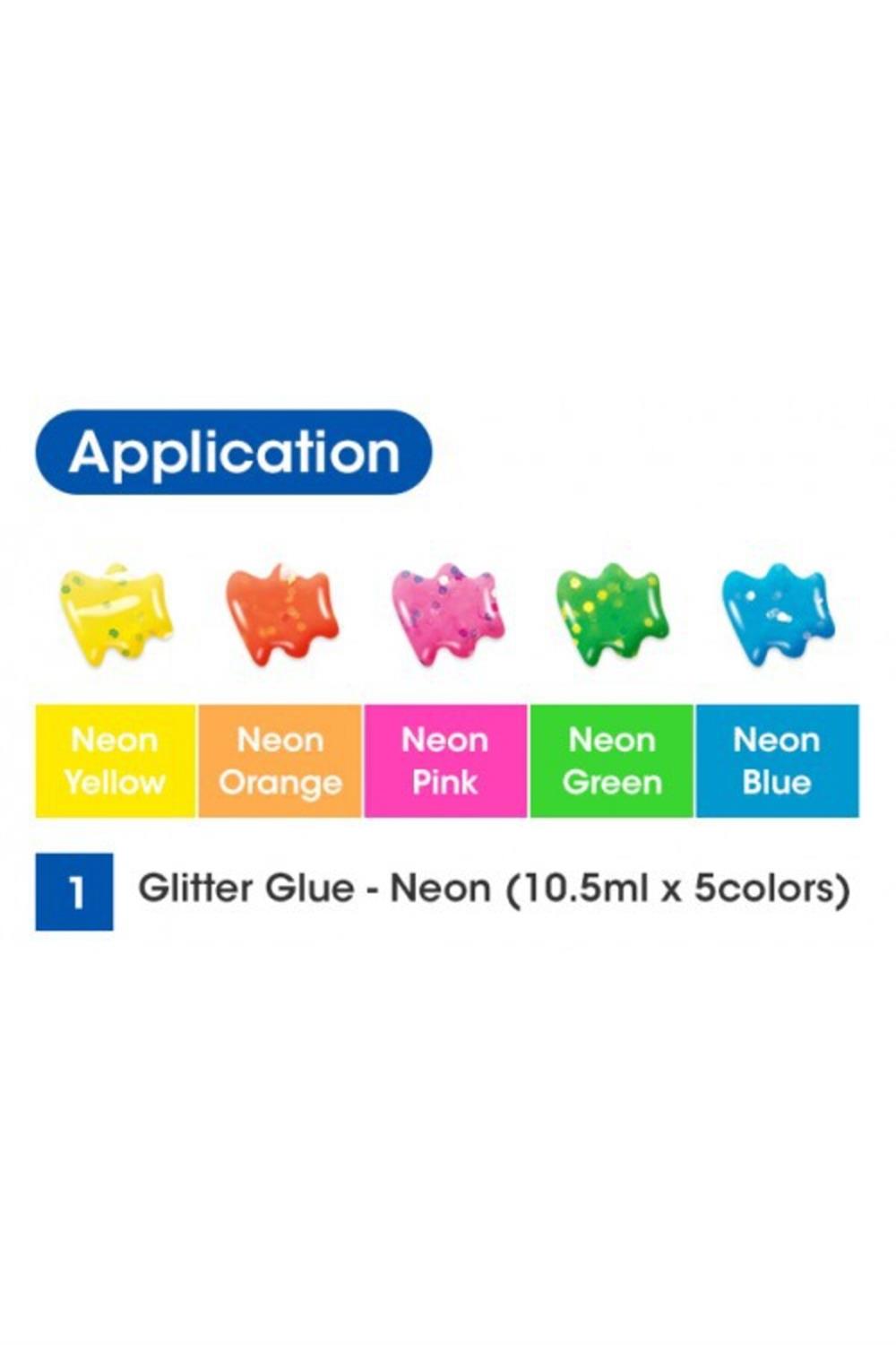 Simli Yapıştırıcı Neon 10.5 ml 5 Tüp