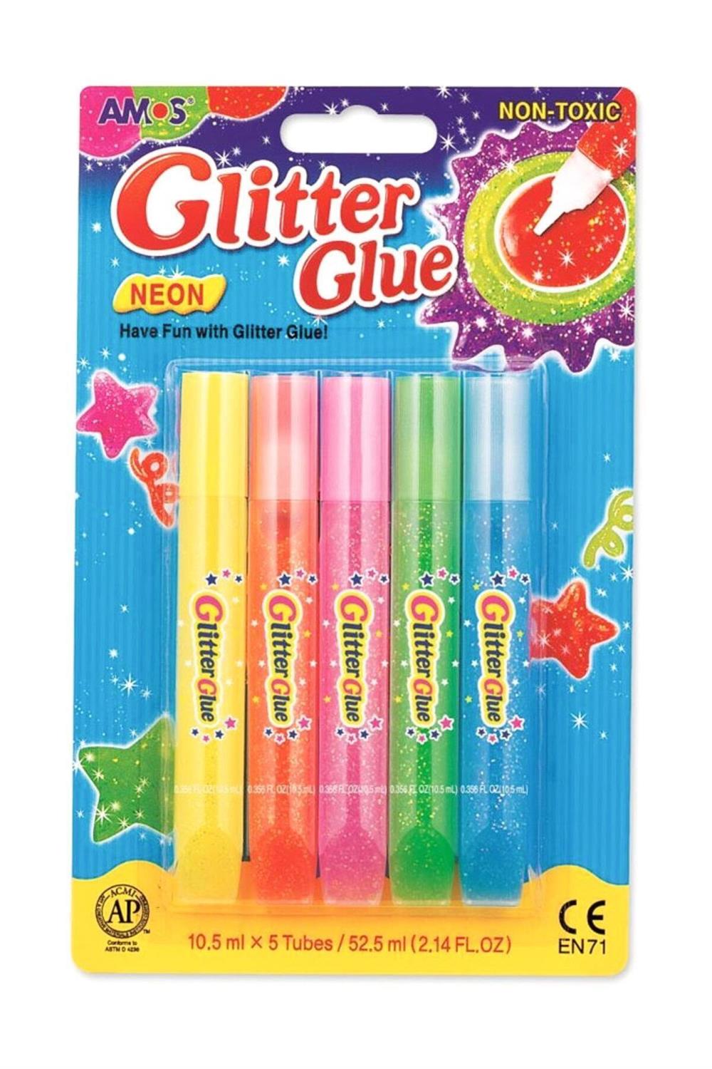 Simli Yapıştırıcı Neon 10.5 ml 5 Tüp