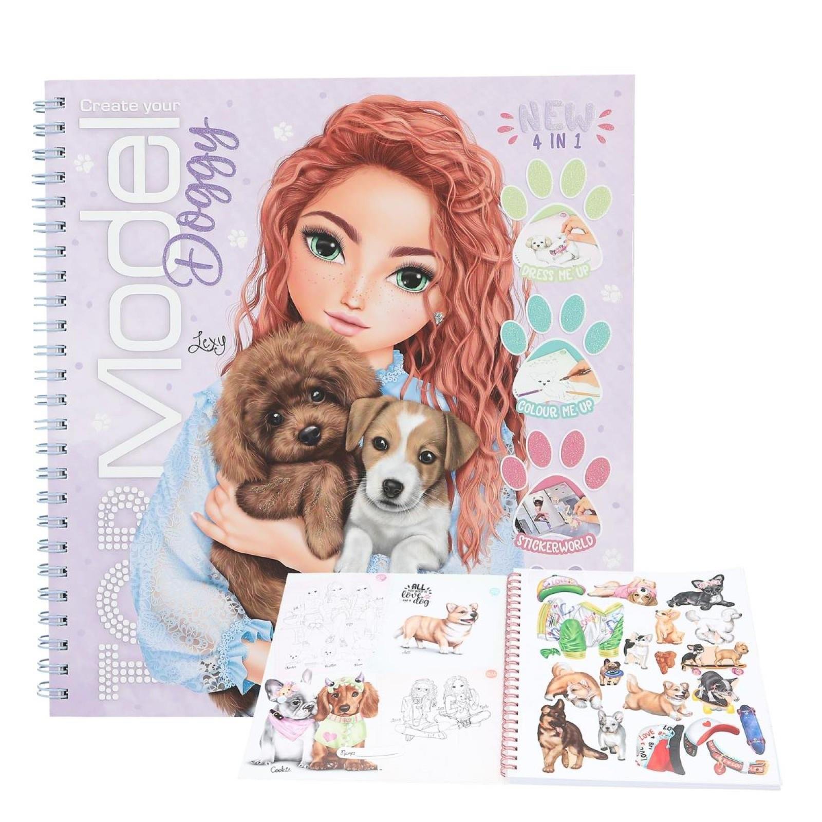 Top Model Köpek Boyama Kitabı