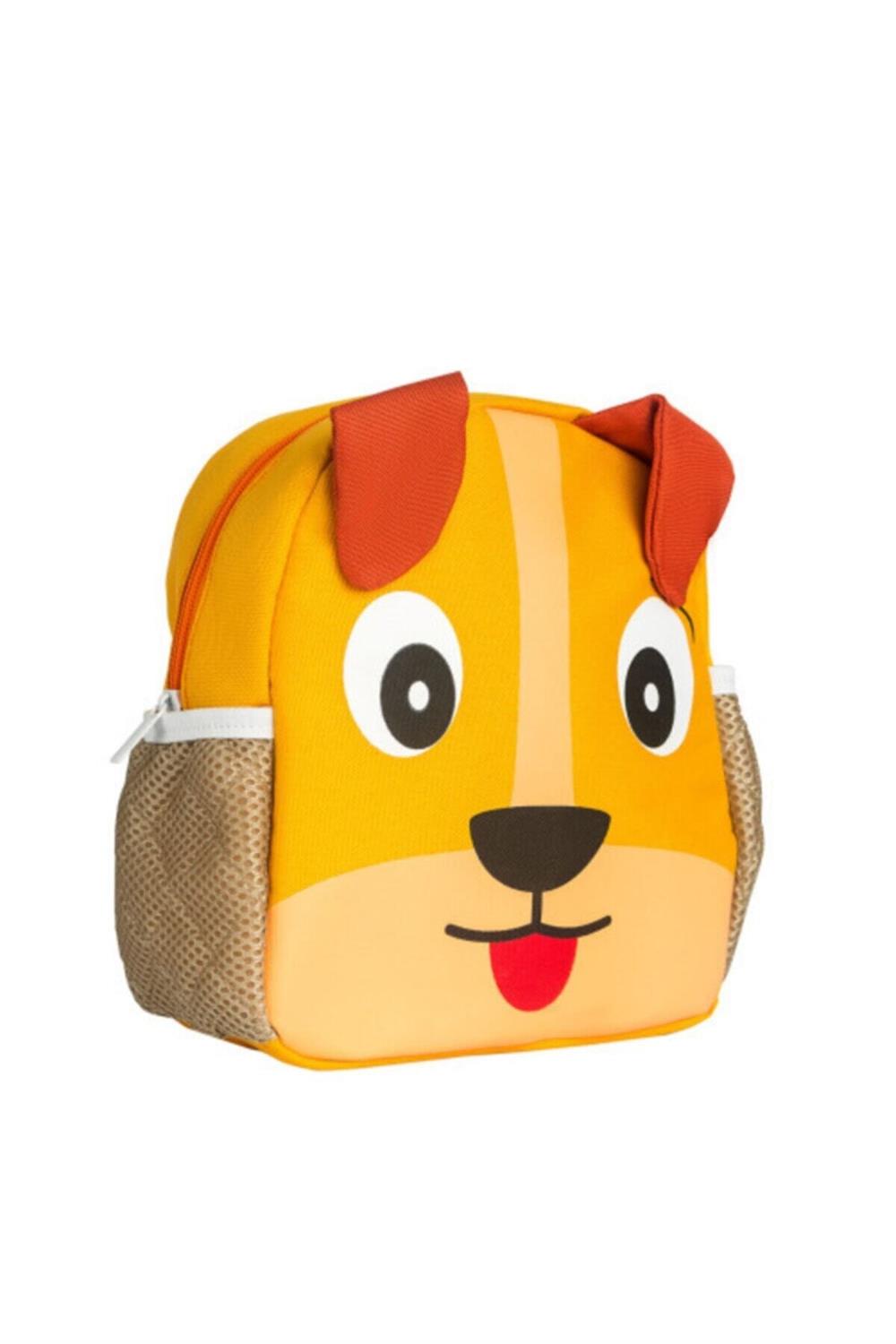 Unisex Sarı Köpek Baskılı Kreş Çantası (1-4 Yaş)