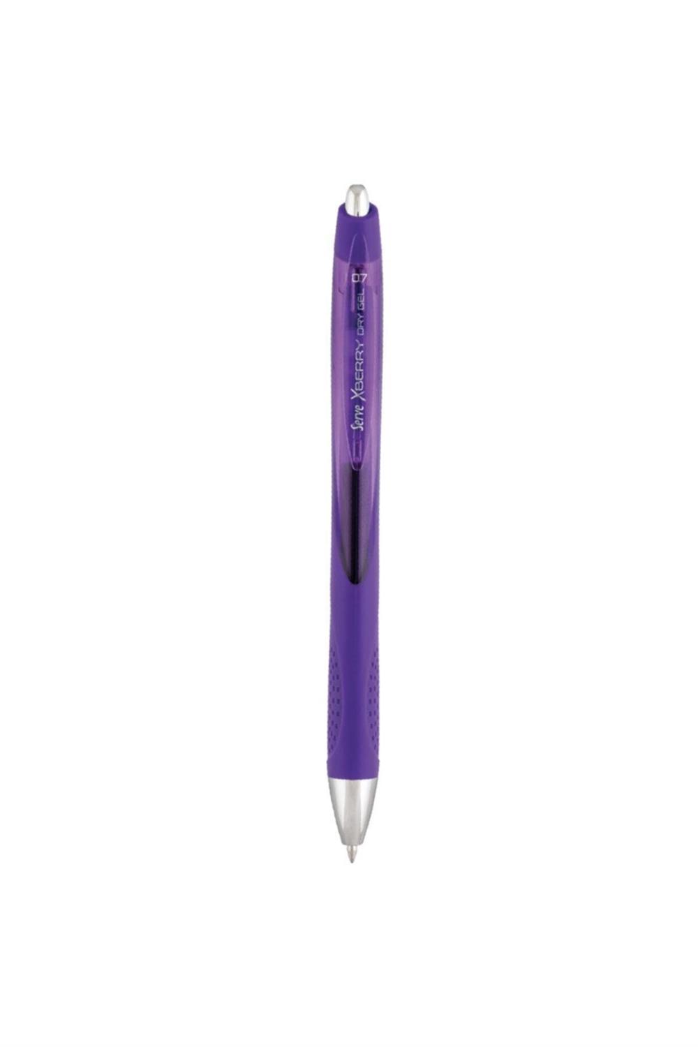 Xberry Jel Kalem 07mm Yuvarlak Uc, Menekşe