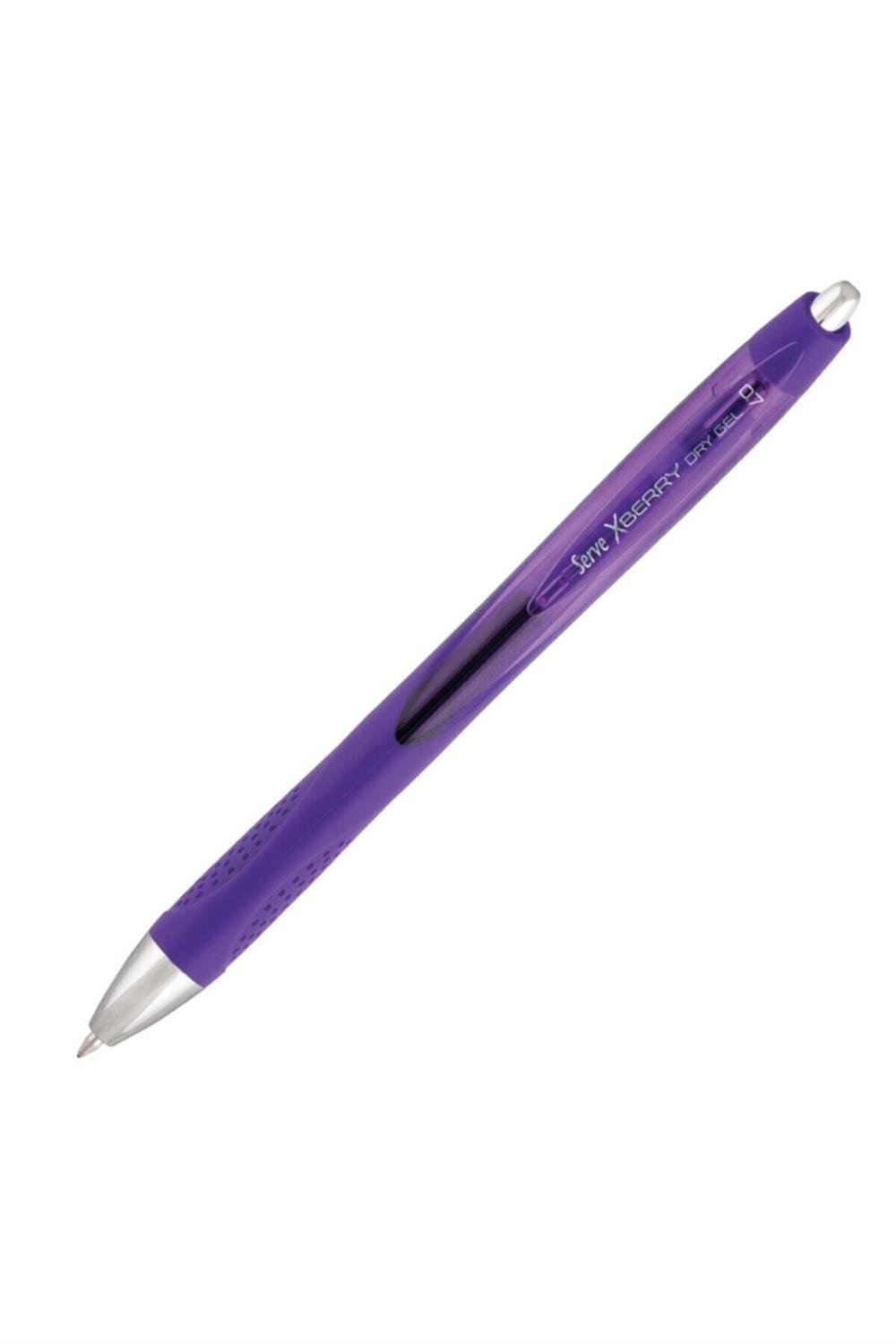Xberry Jel Kalem 07mm Yuvarlak Uc, Menekşe