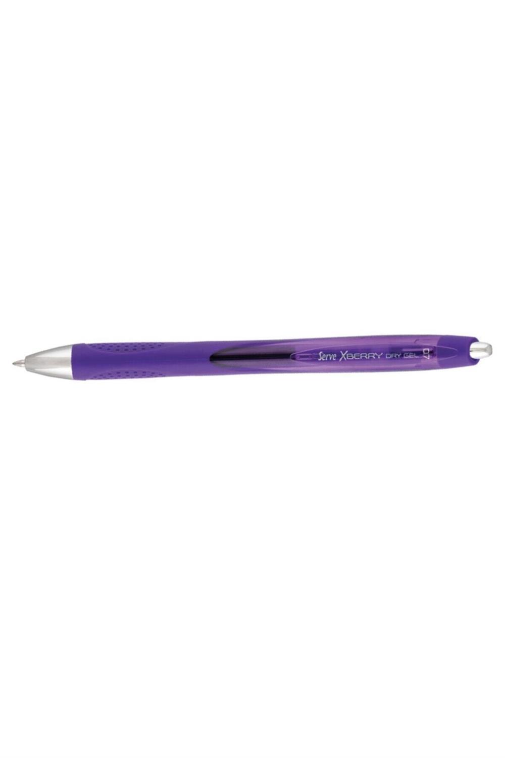 Xberry Jel Kalem 07mm Yuvarlak Uc, Menekşe