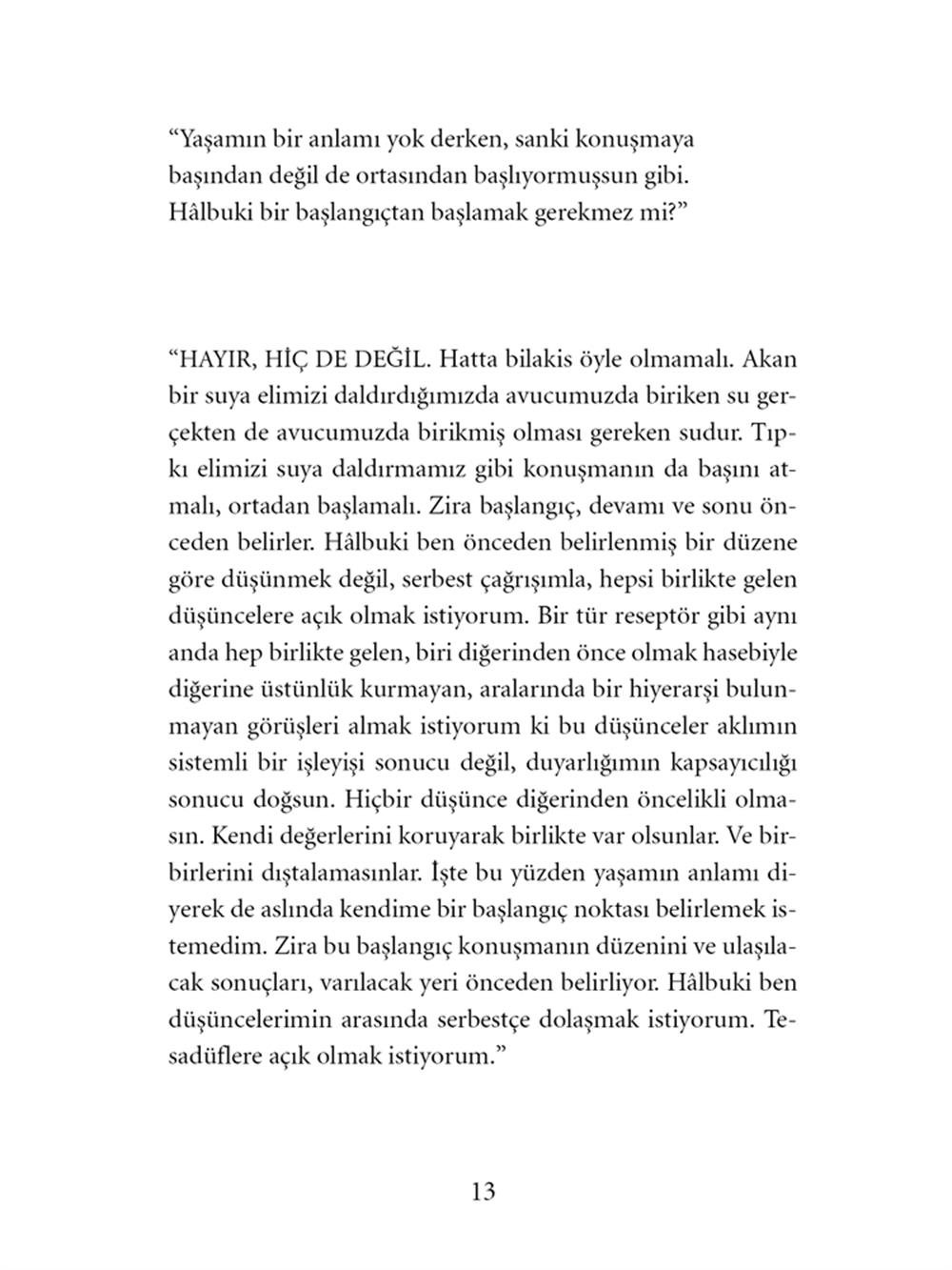 Yaşamanın İmkânsızlığı Üzerine Bir Diyalog