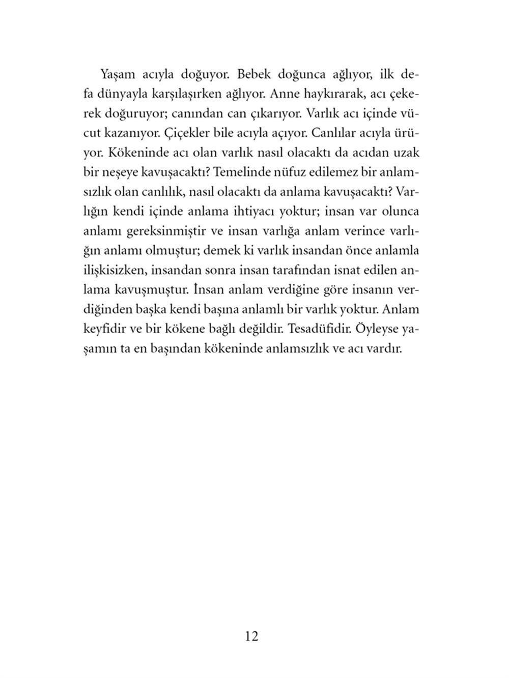 Yaşamanın İmkânsızlığı Üzerine Bir Diyalog