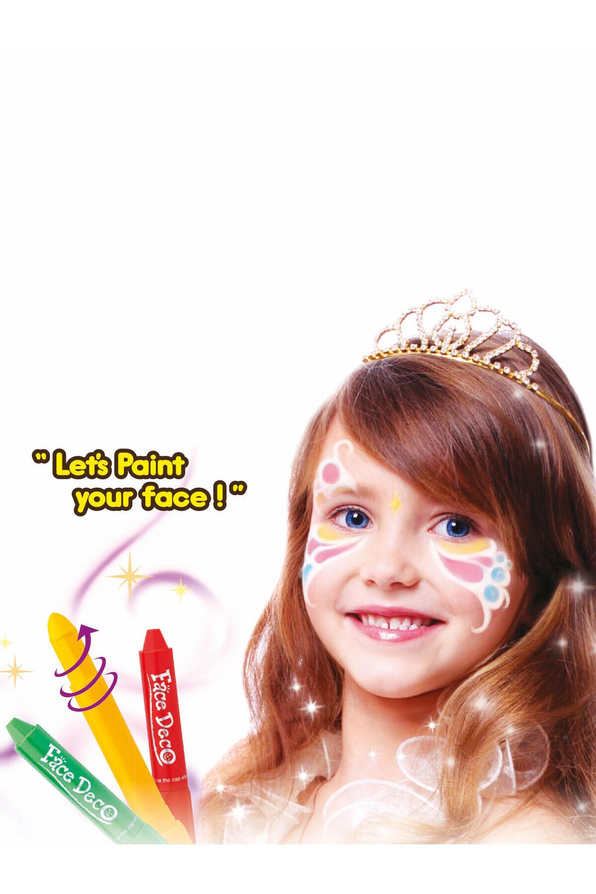 Yüz Boyama Kalemi - 6 renk