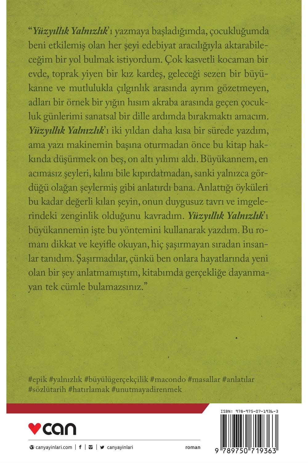 Yüzyıllık Yalnızlık - Gabriel Garcia Marquez