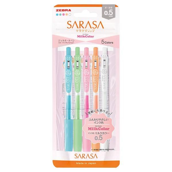 Zebra Sarasa Pastel Jel Kalem 0.5 Mm 5'li Pet