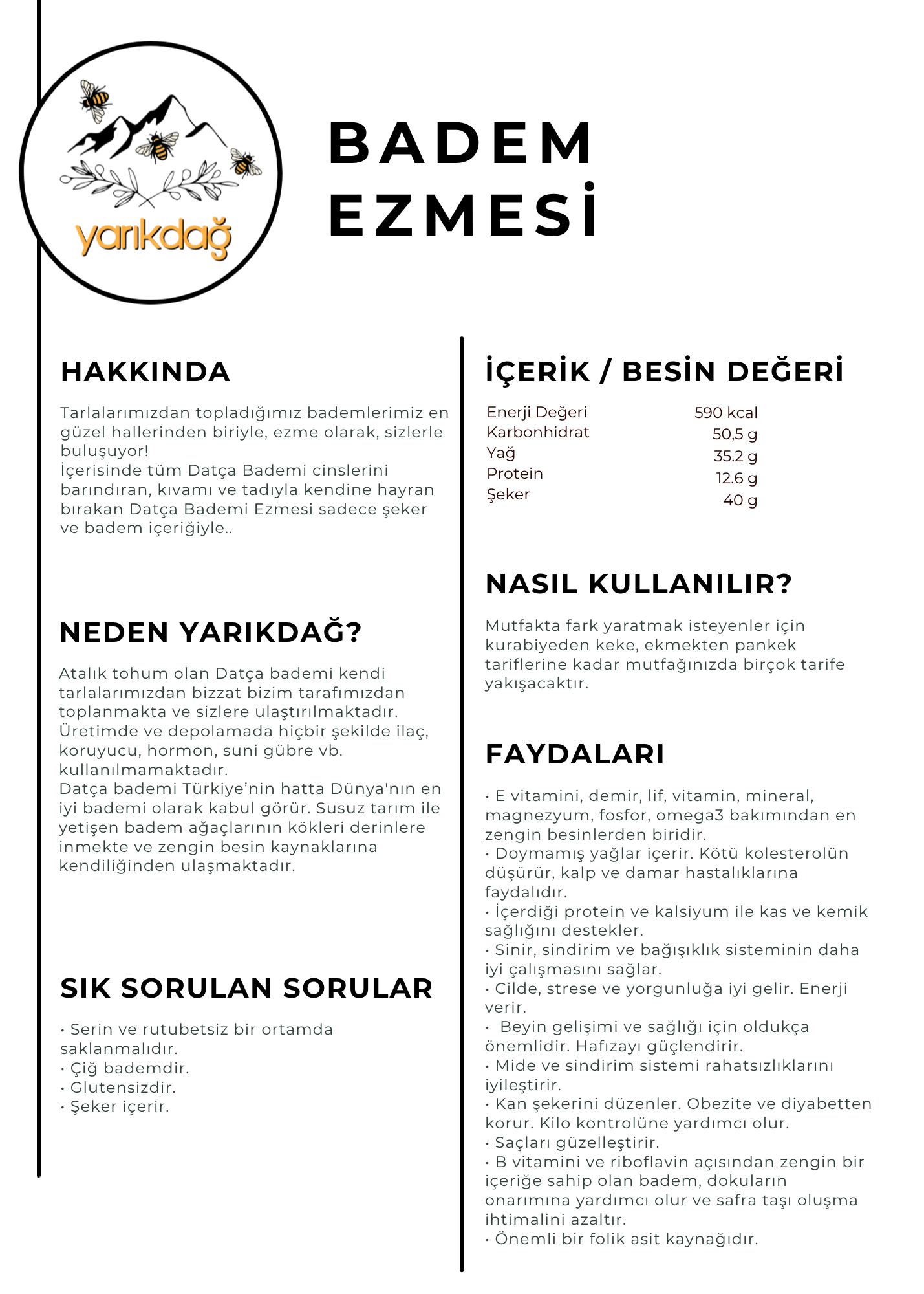 Datça Bademi Ezmesi 