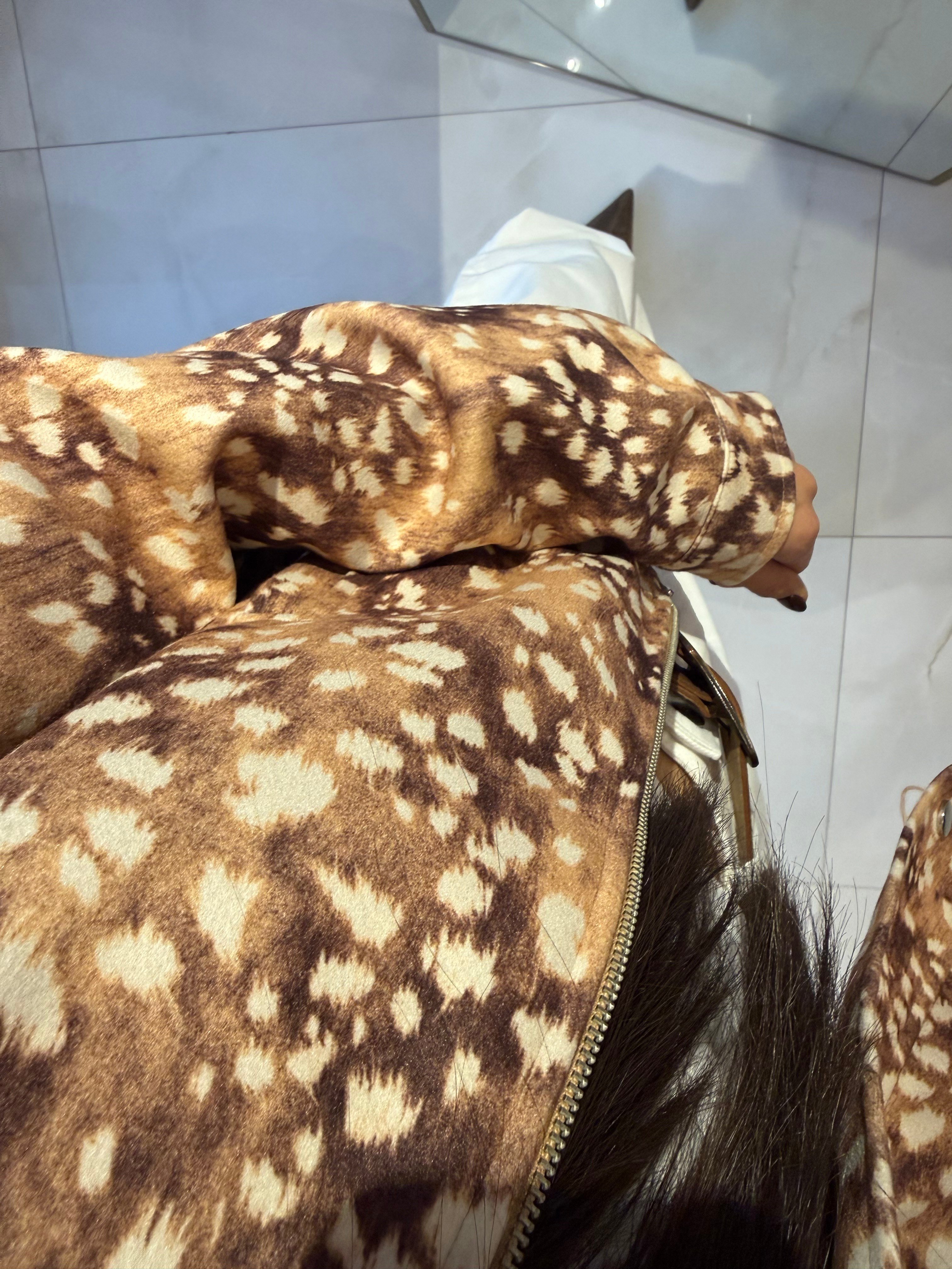  Bambi Fermuarlı Büzgülü Ceket