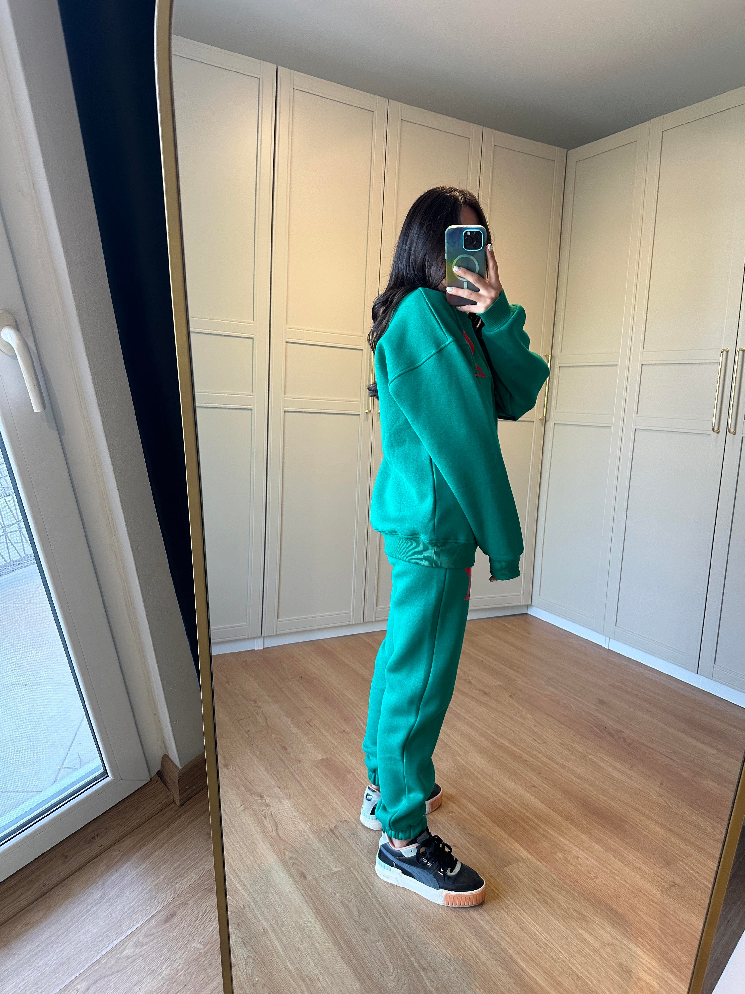 Anemon Yeşil Eşofman Takım