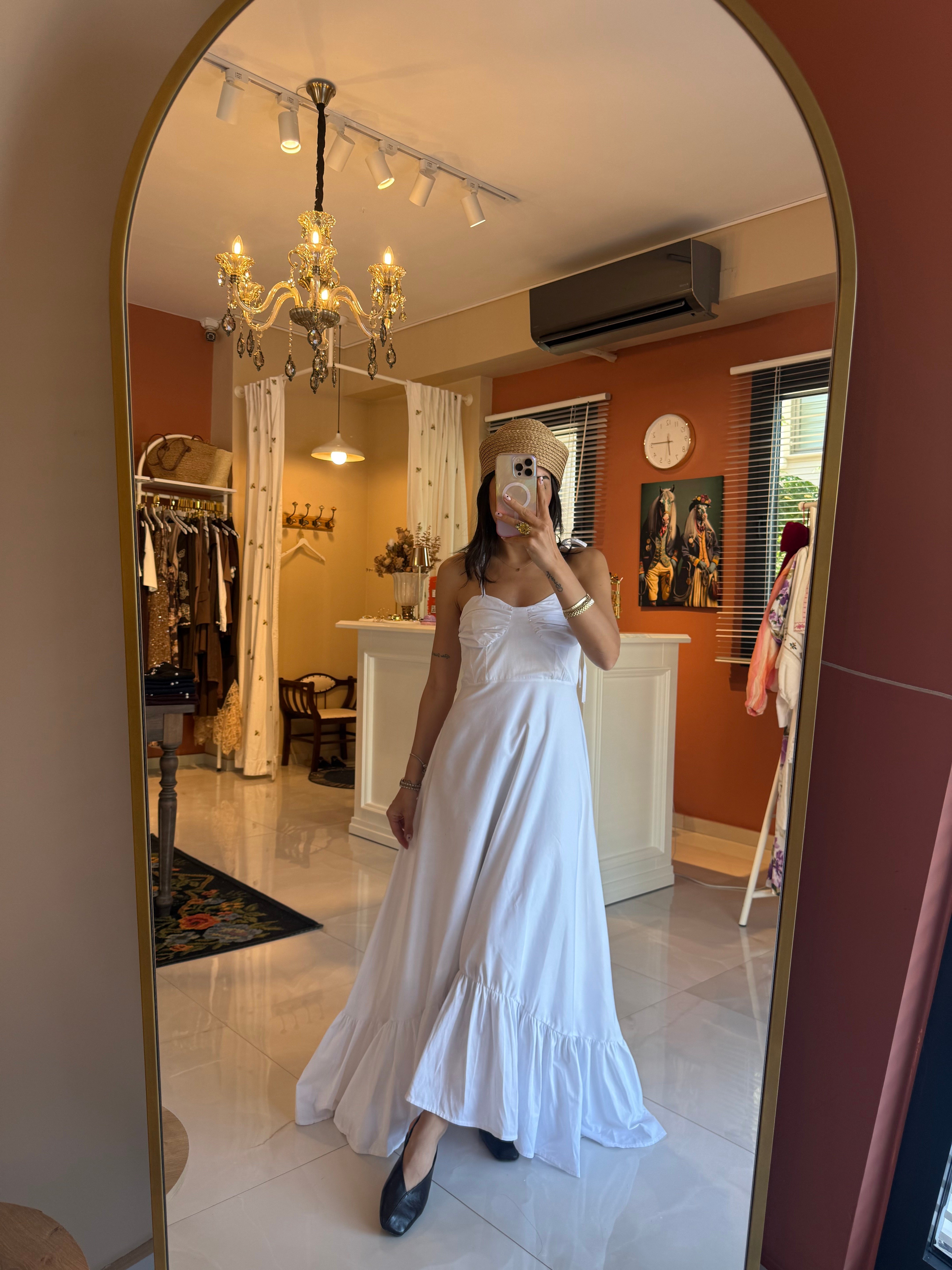 Elara Fırfır Detaylı Elbise