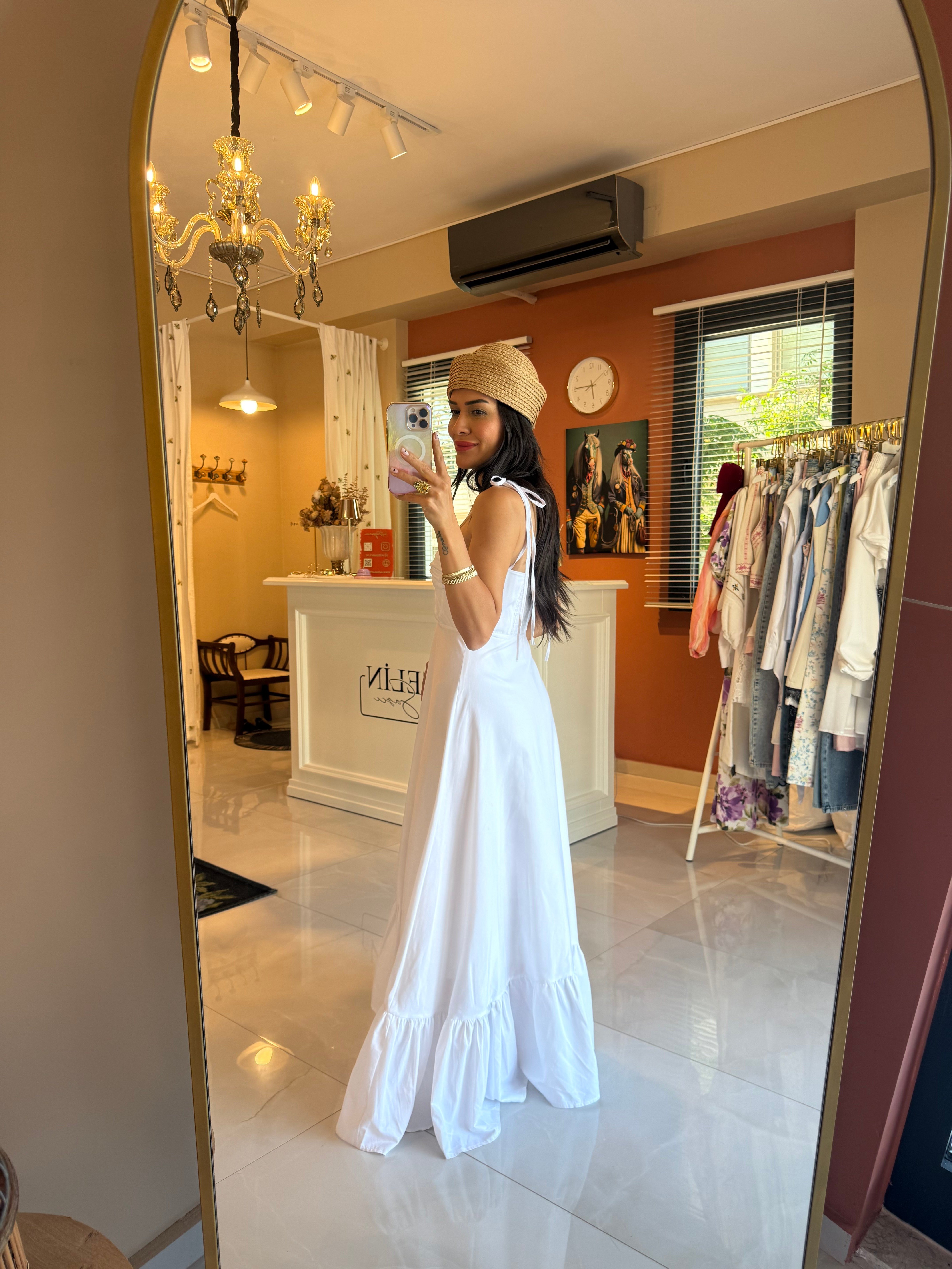Elara Fırfır Detaylı Elbise