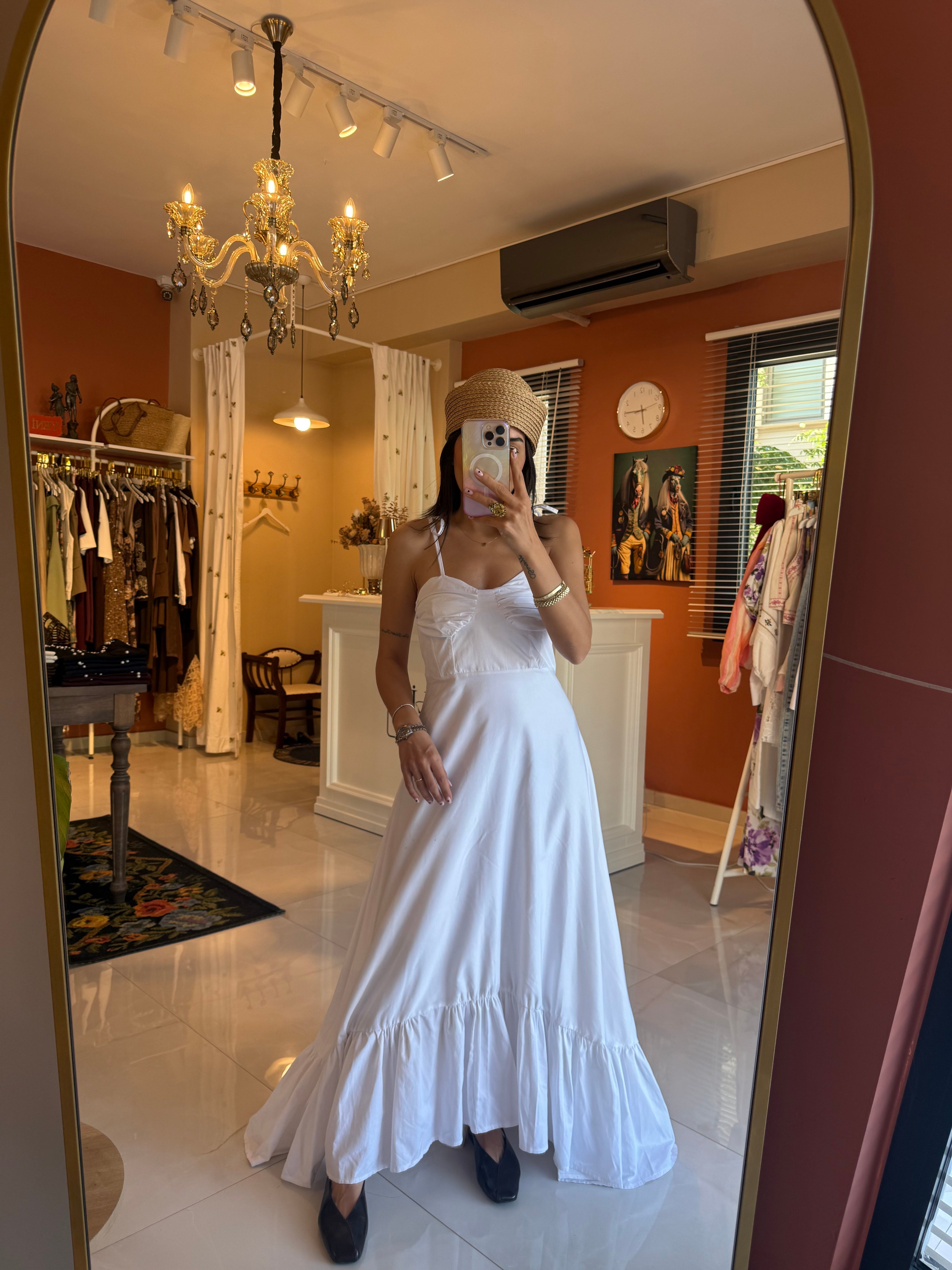 Elara Fırfır Detaylı Elbise