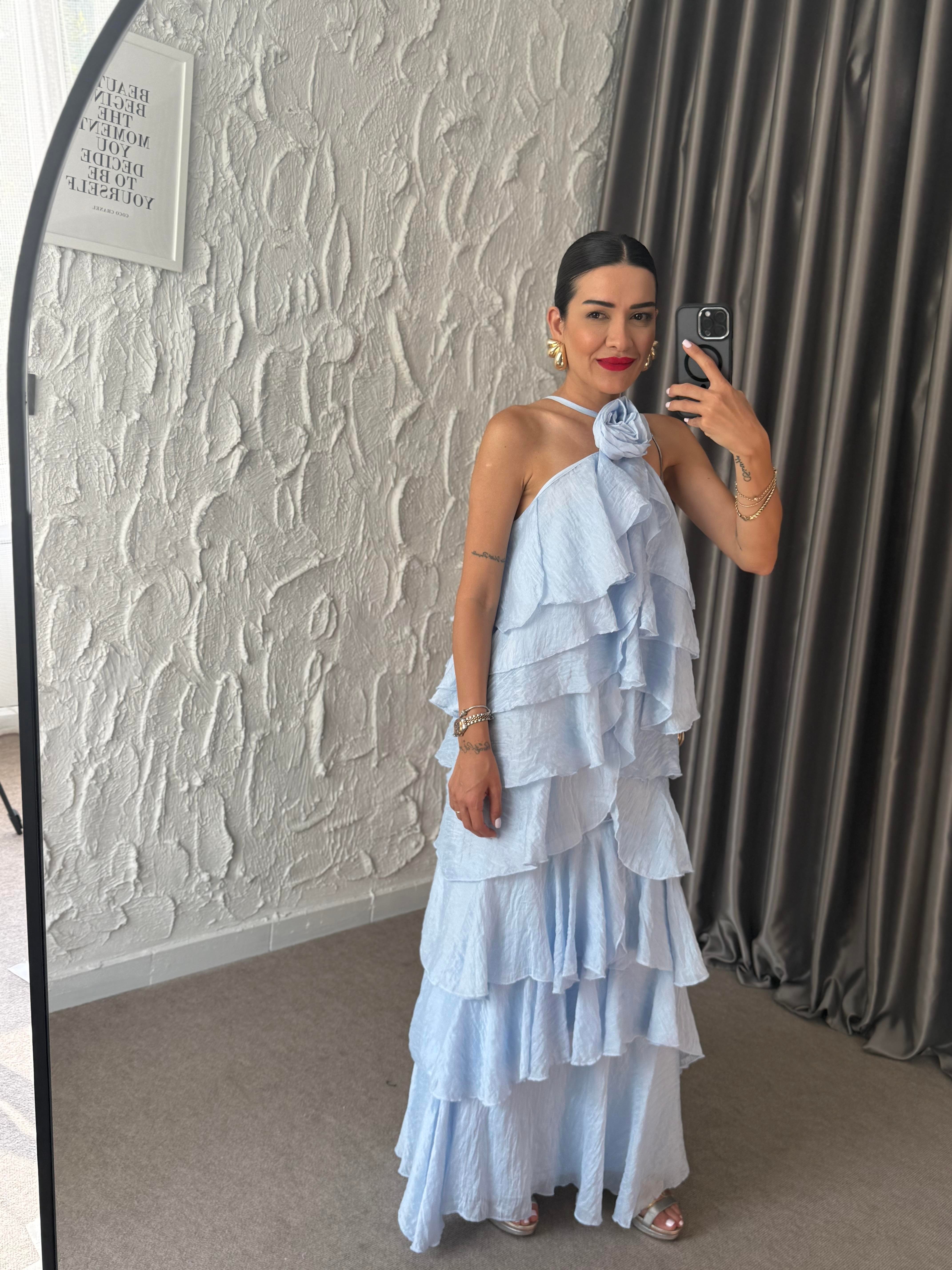 Freya Kat Kat Elbise - Mavi 