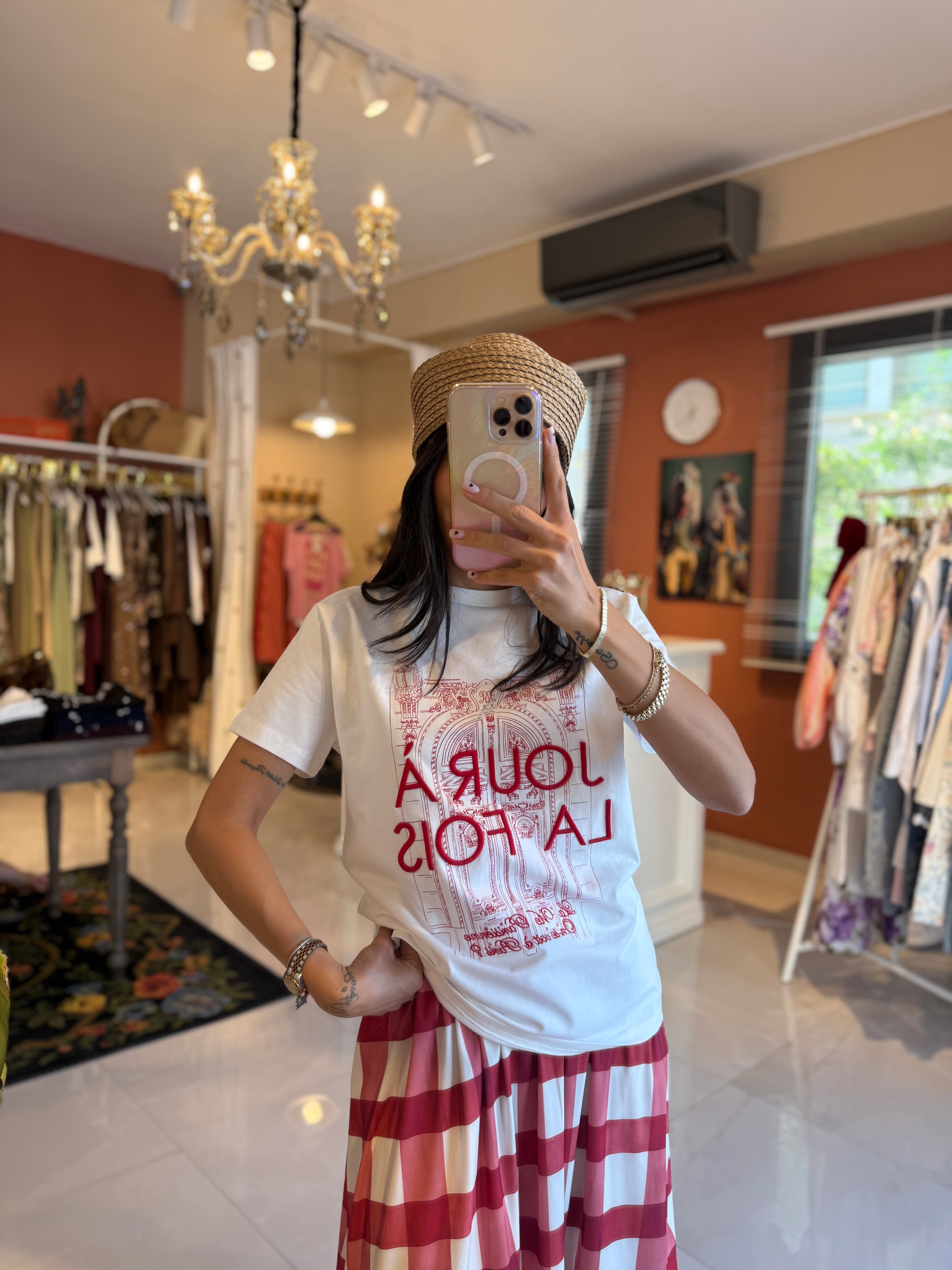 Jour A La Fois Nakışlı Tshirt 
