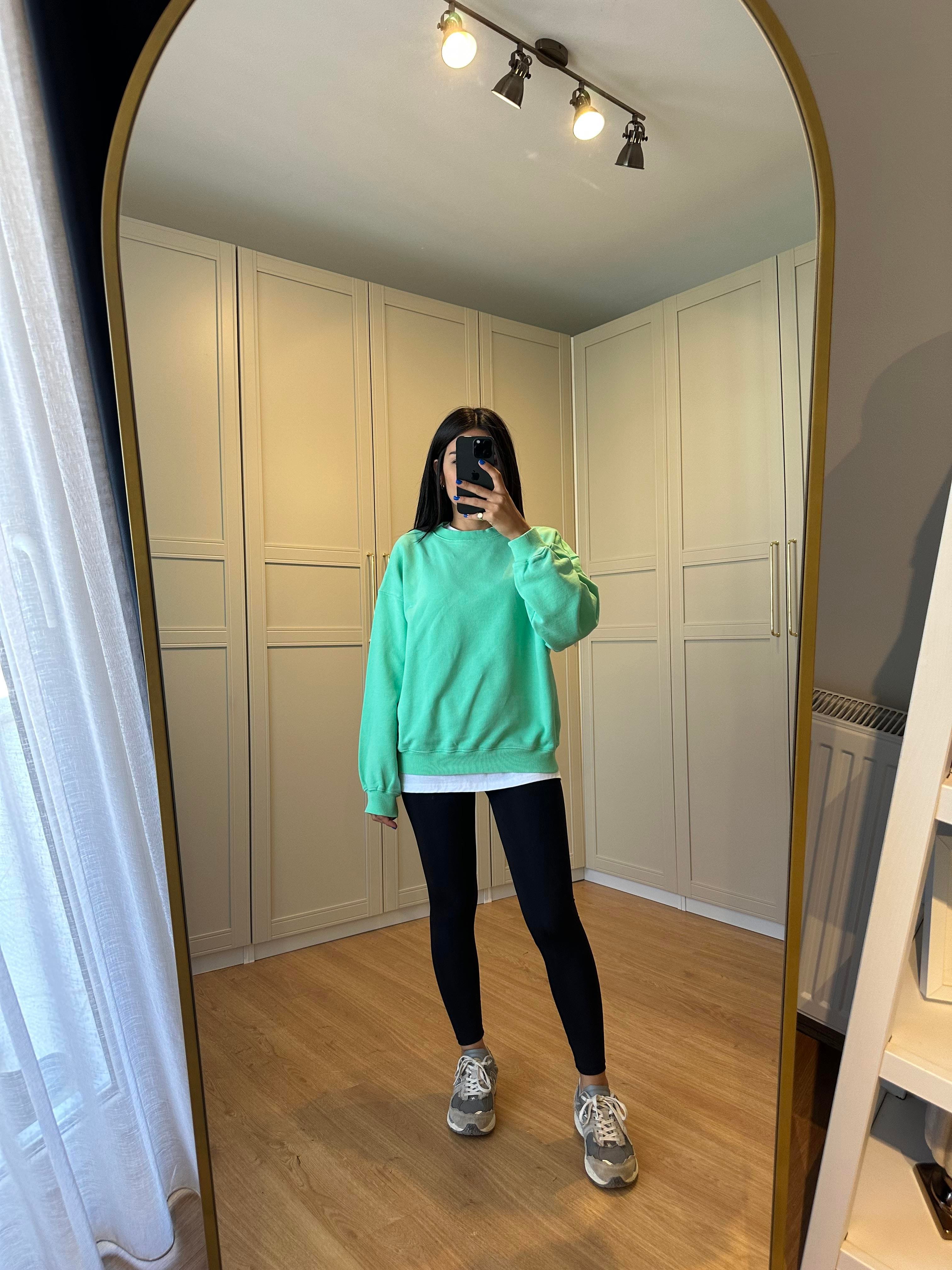 Mint Yeşili Sweatshirt