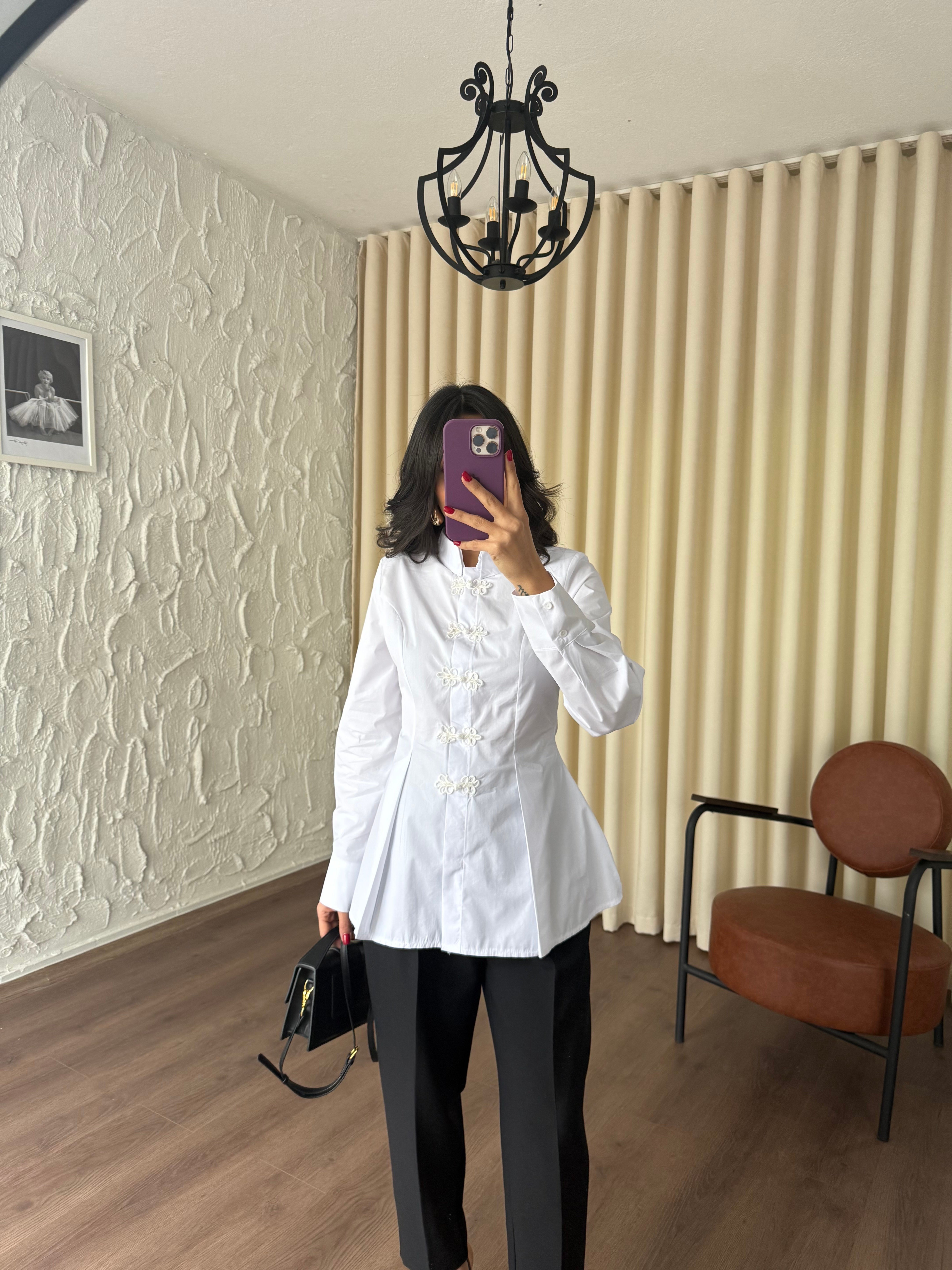 Napolyon Beyaz Gömlek