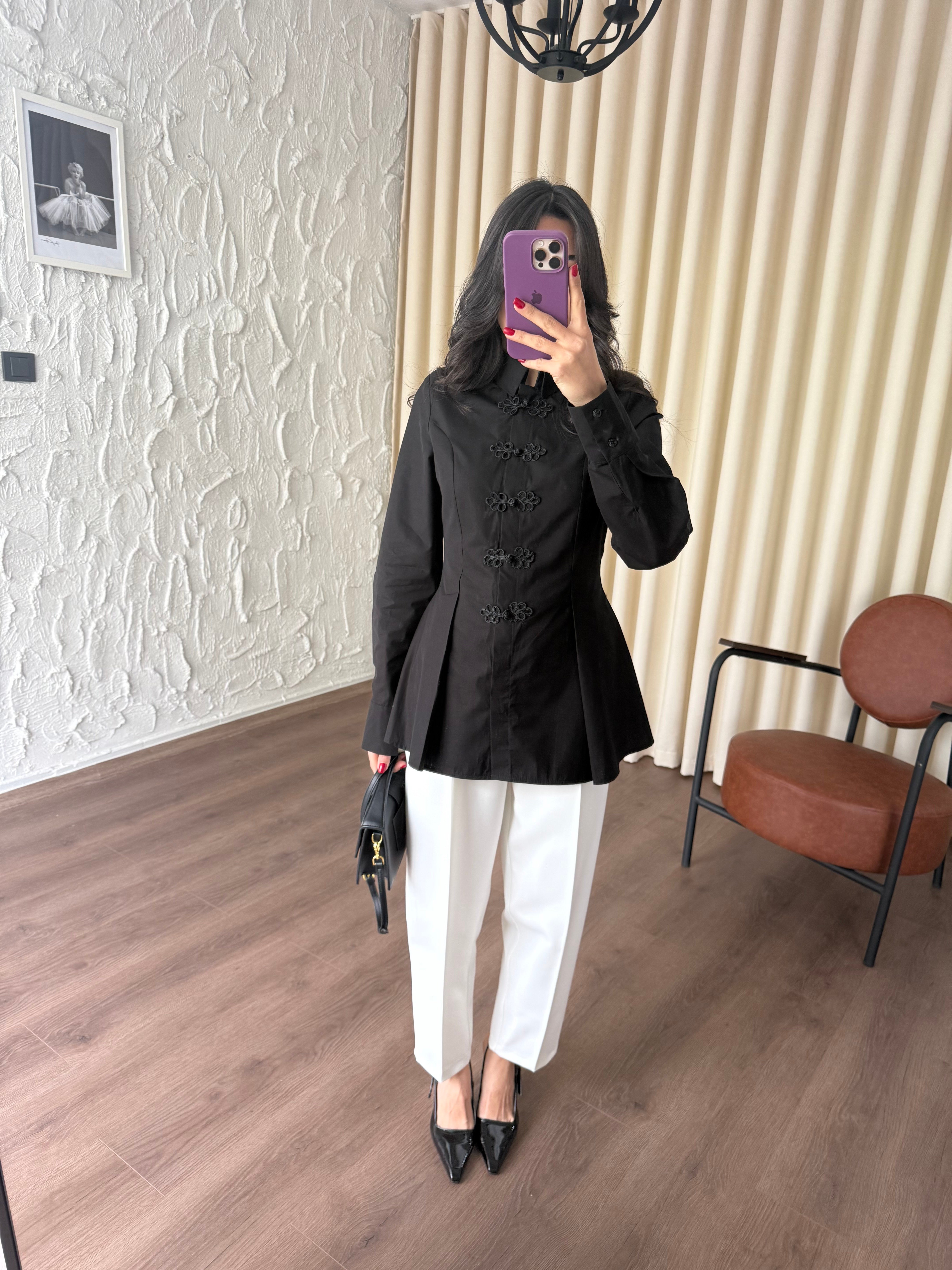 Napolyon Siyah Gömlek