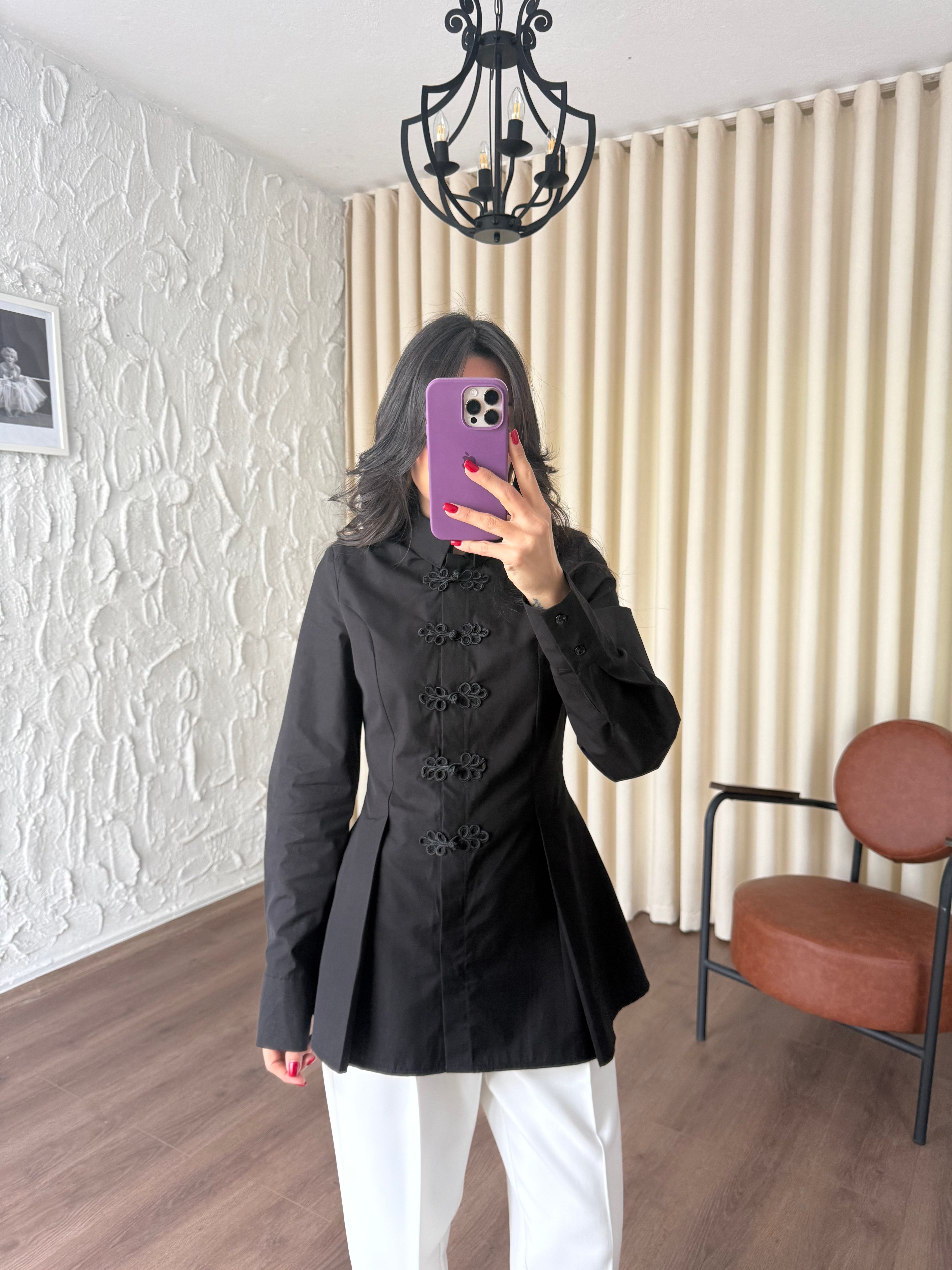 Napolyon Siyah Gömlek