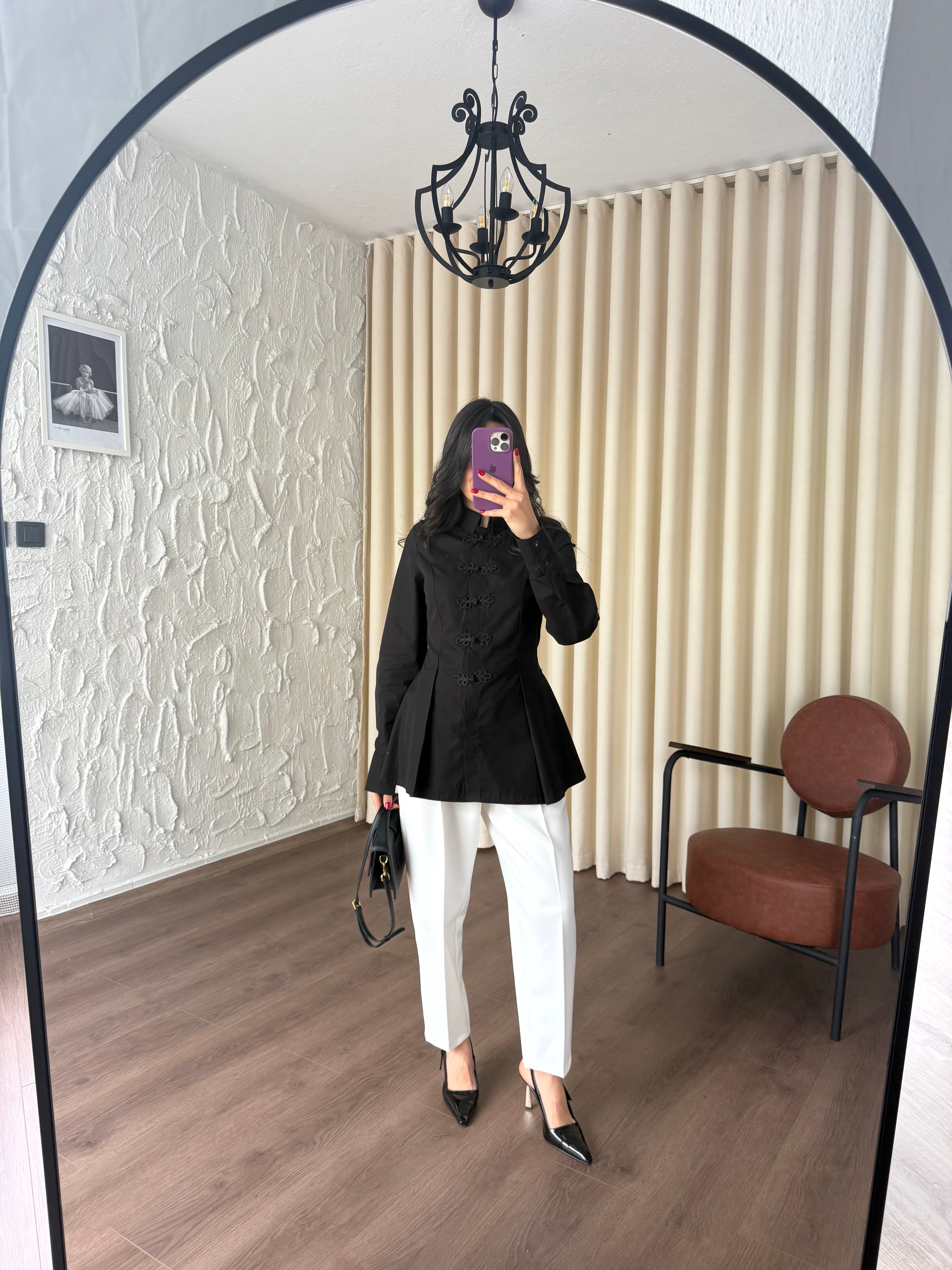 Napolyon Siyah Gömlek