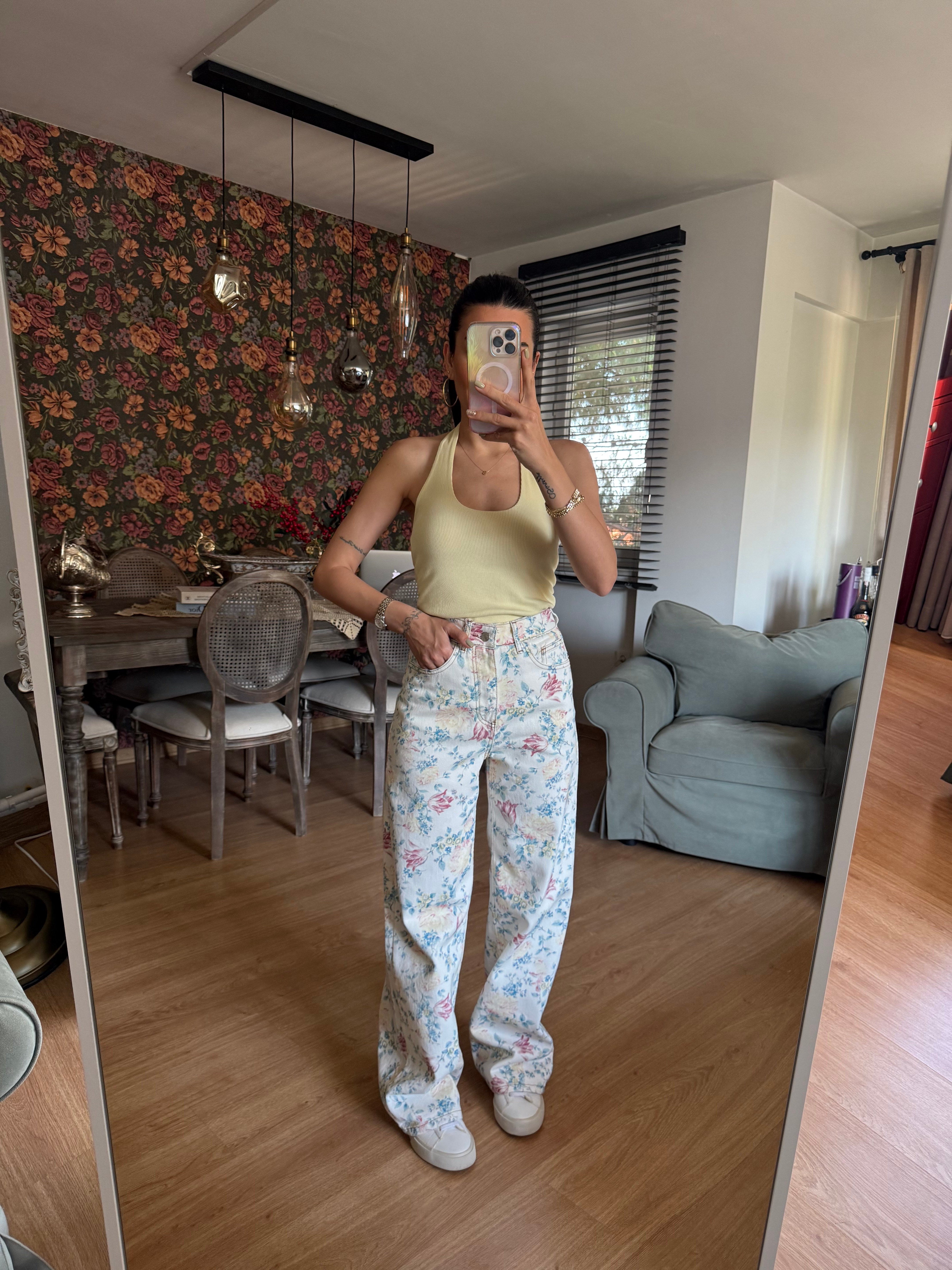 Pastel Bloom Krem Jean