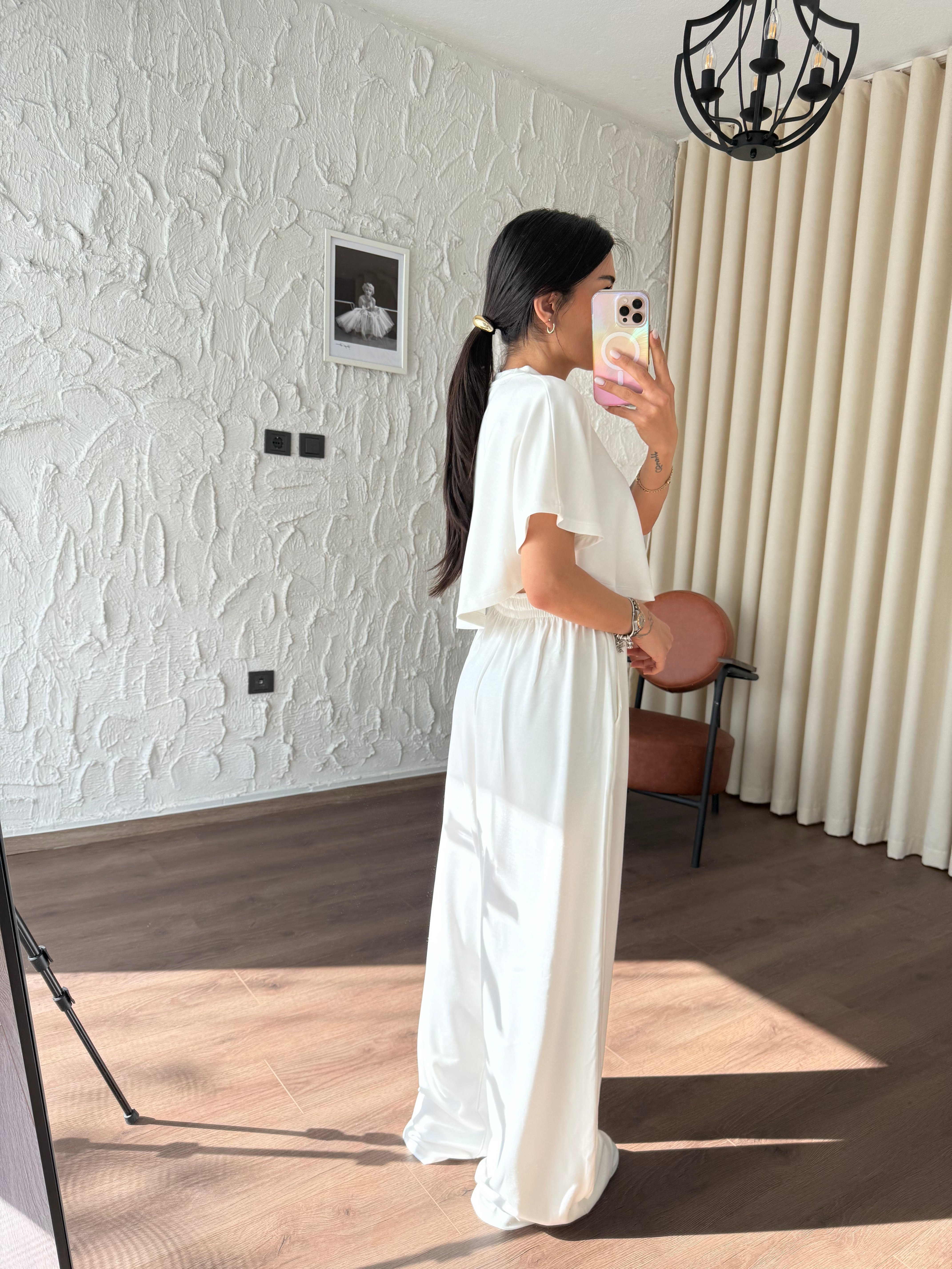 Pelerin Model Ekru Modal Takım