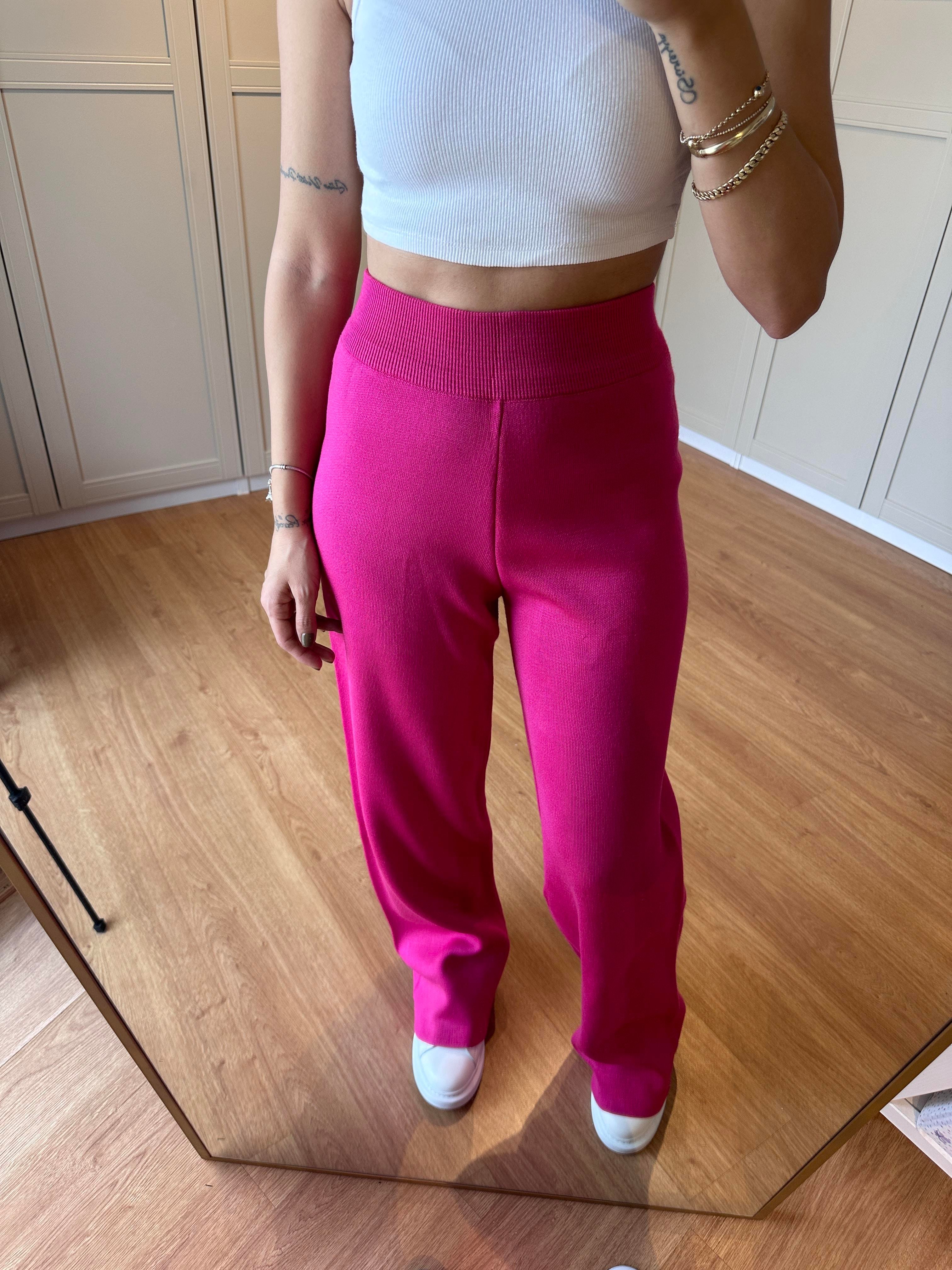 Pembe Triko Pantolon