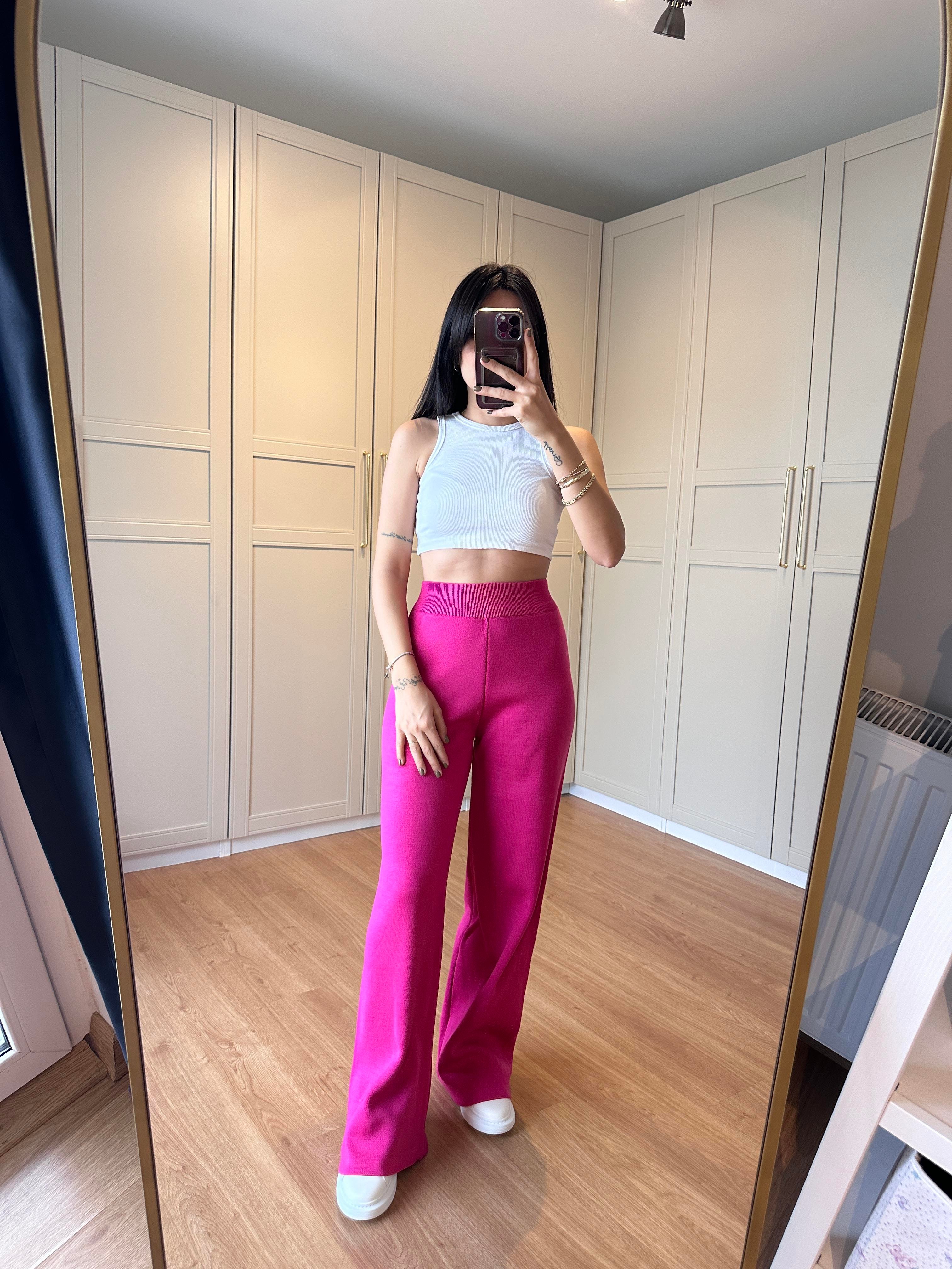 Pembe Triko Pantolon