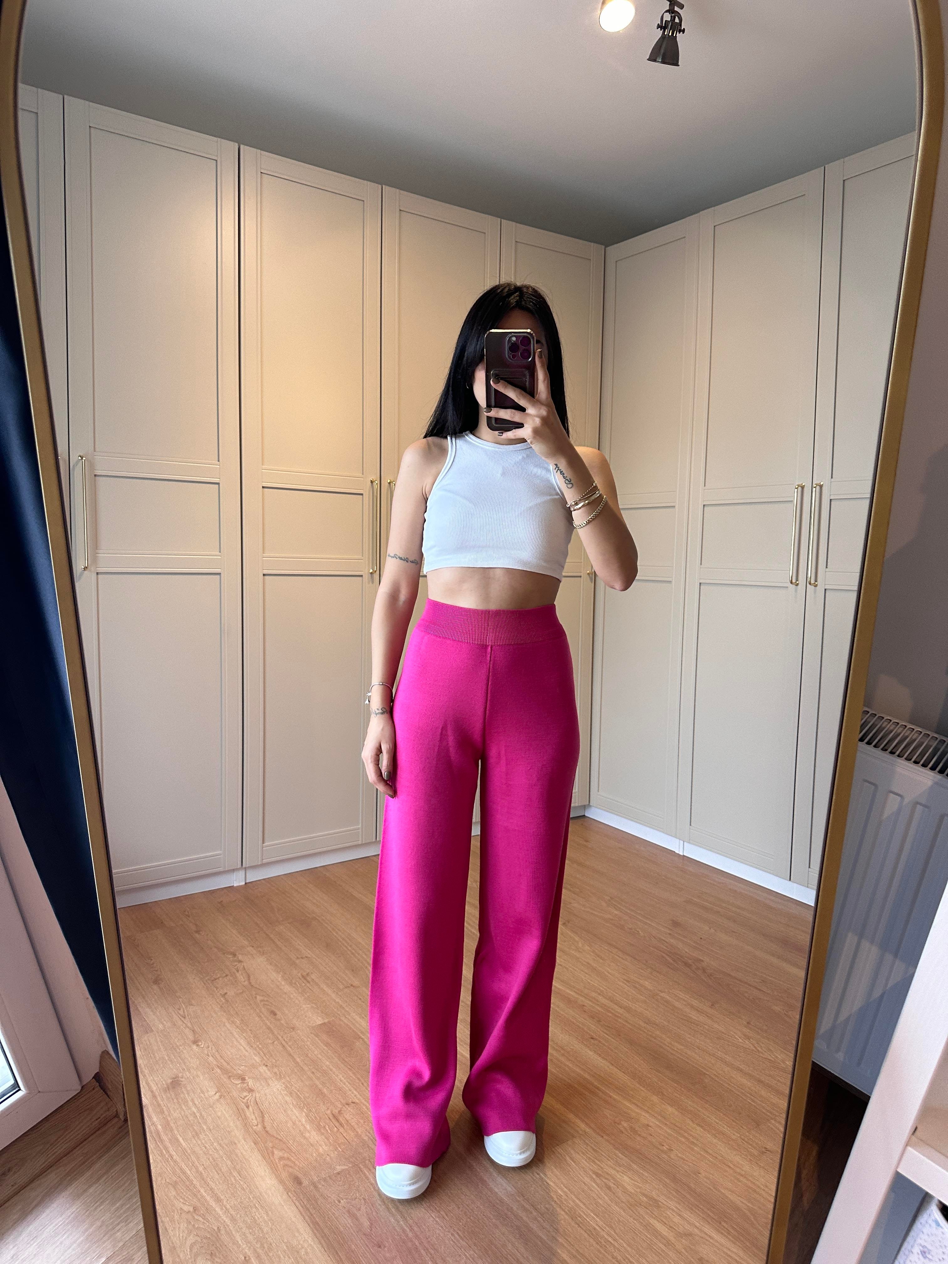 Pembe Triko Pantolon