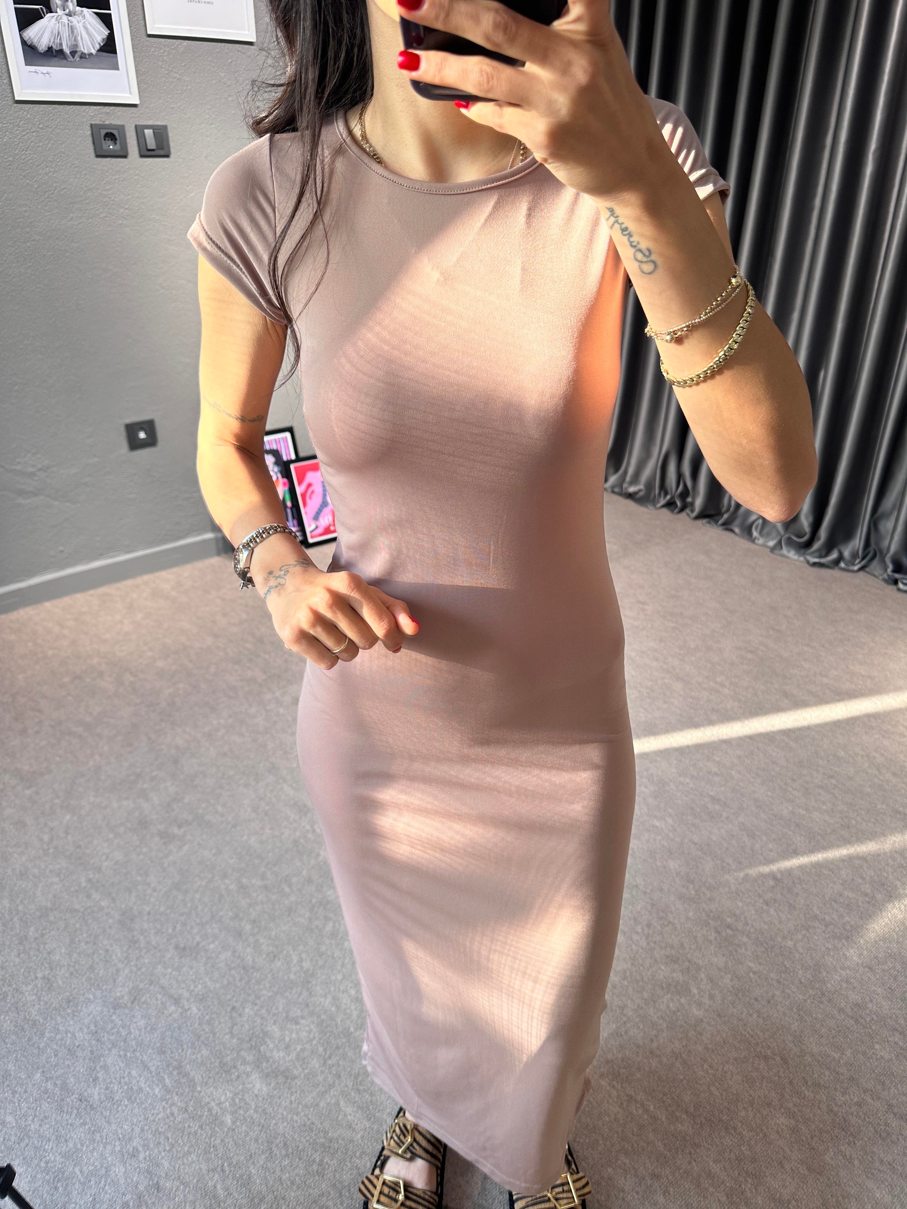 Sandy Vizon Midi Elbise