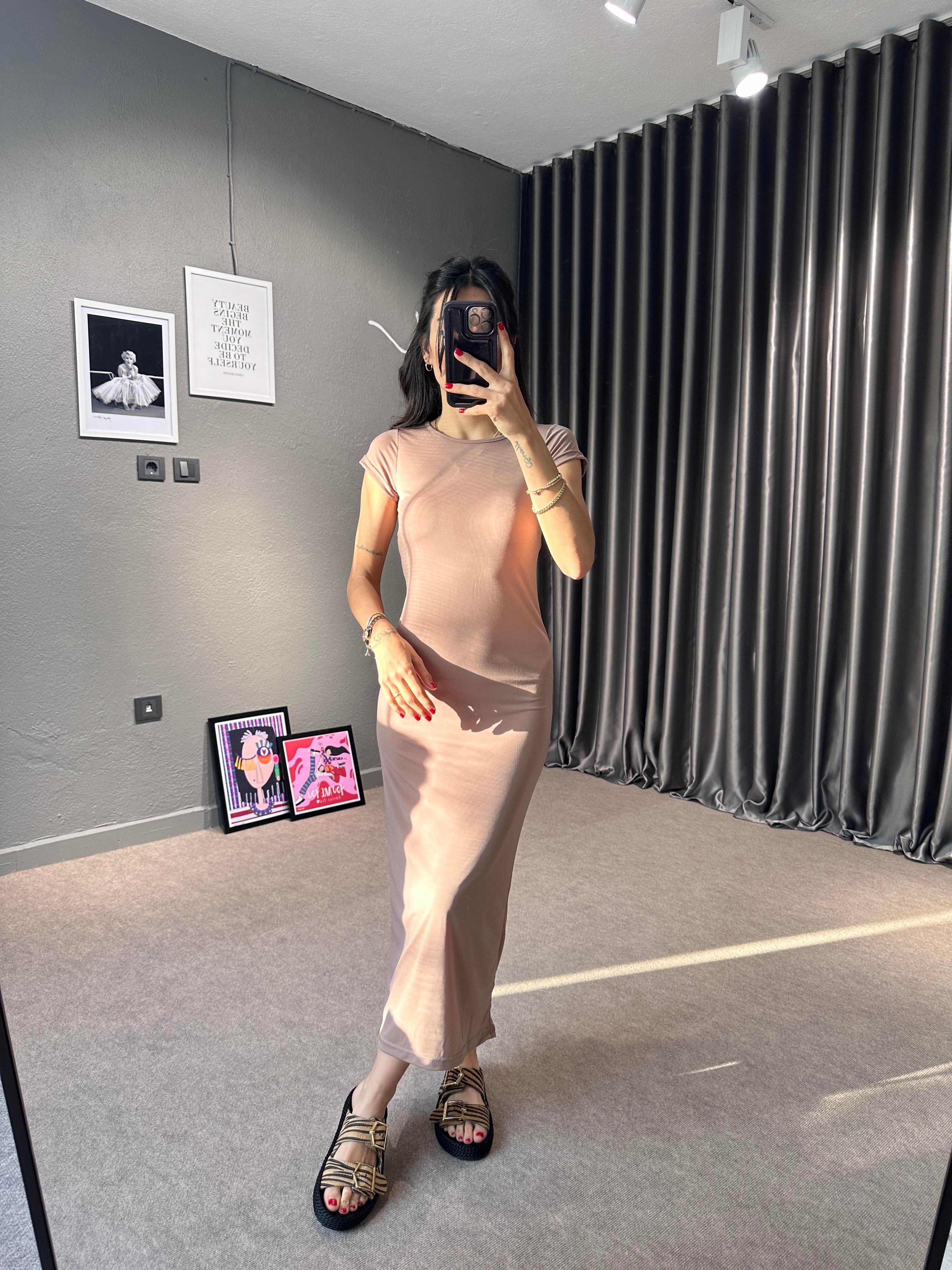 Sandy Vizon Midi Elbise