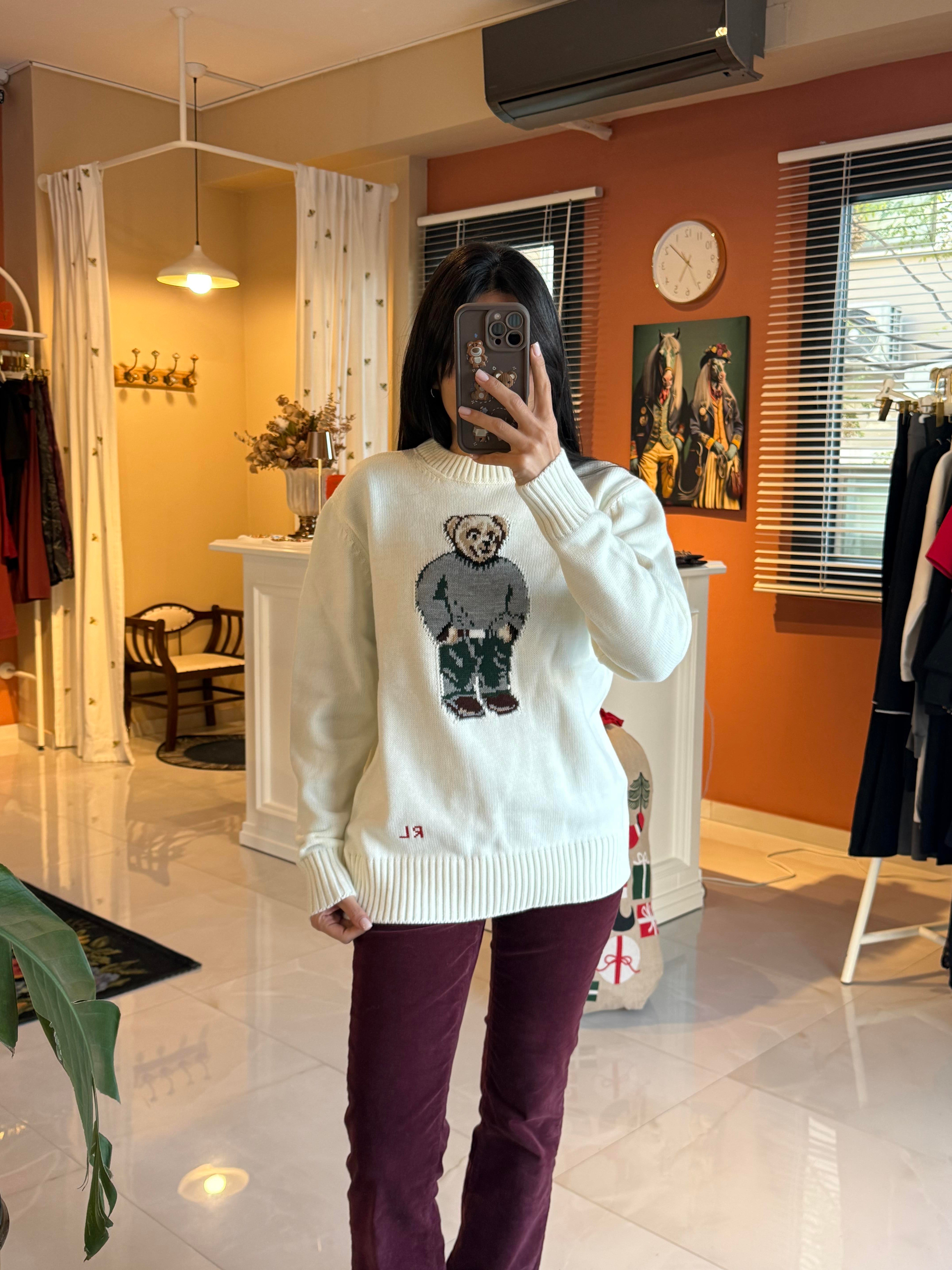 Teddy Bear Ekru Kazak