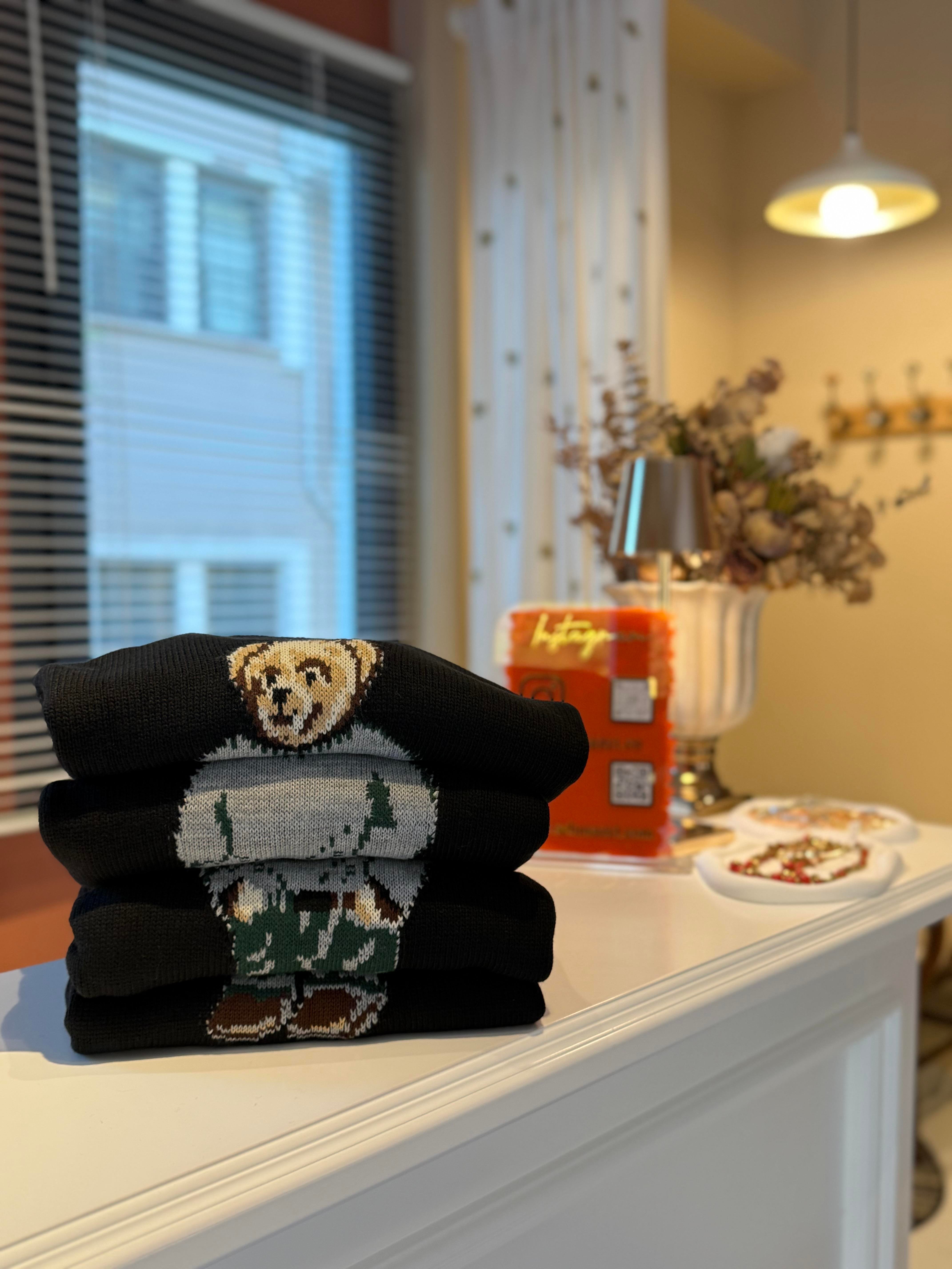 Teddy Bear Siyah Kazak