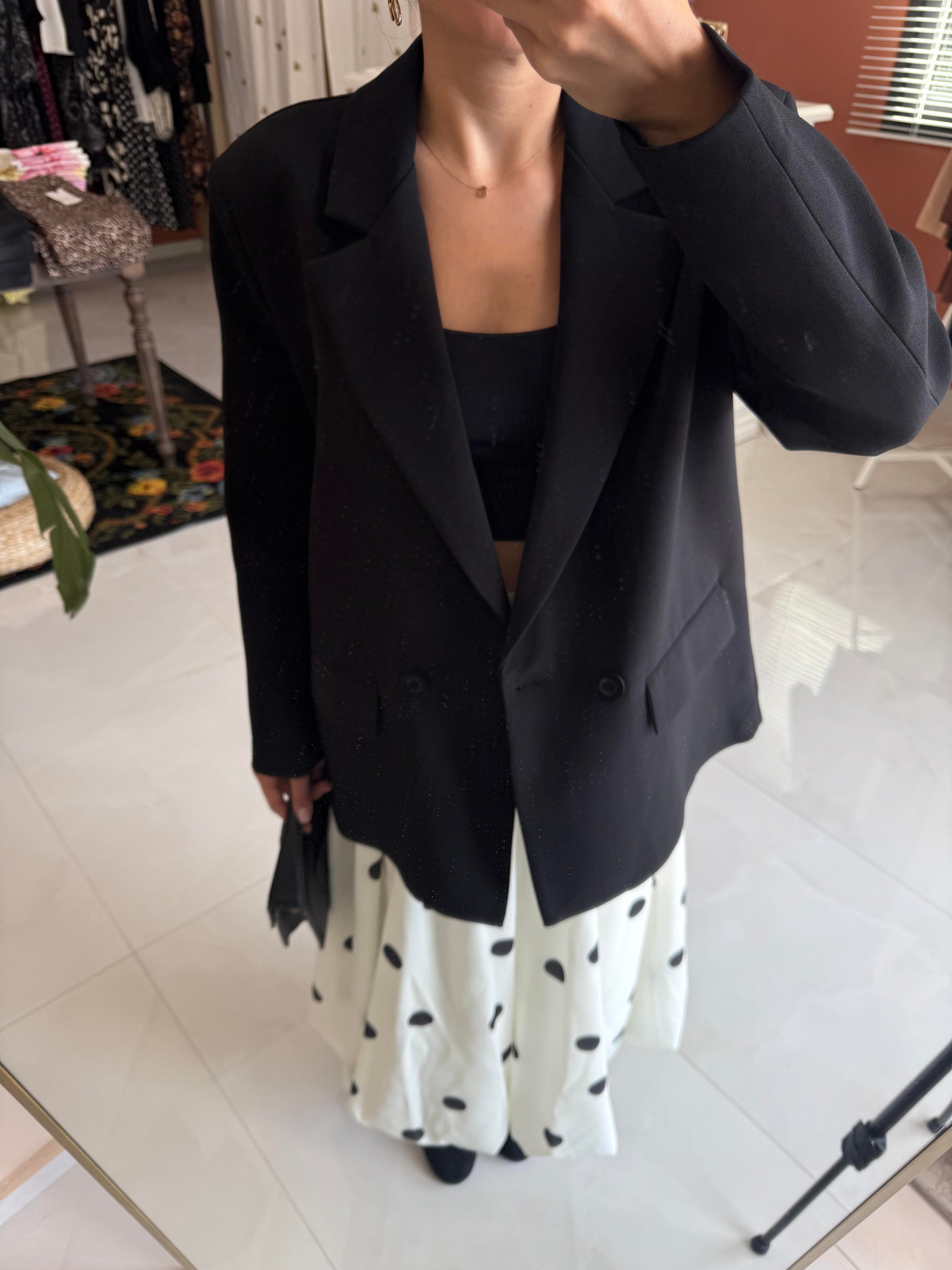 Tek Düğmeli Blazer Ceket