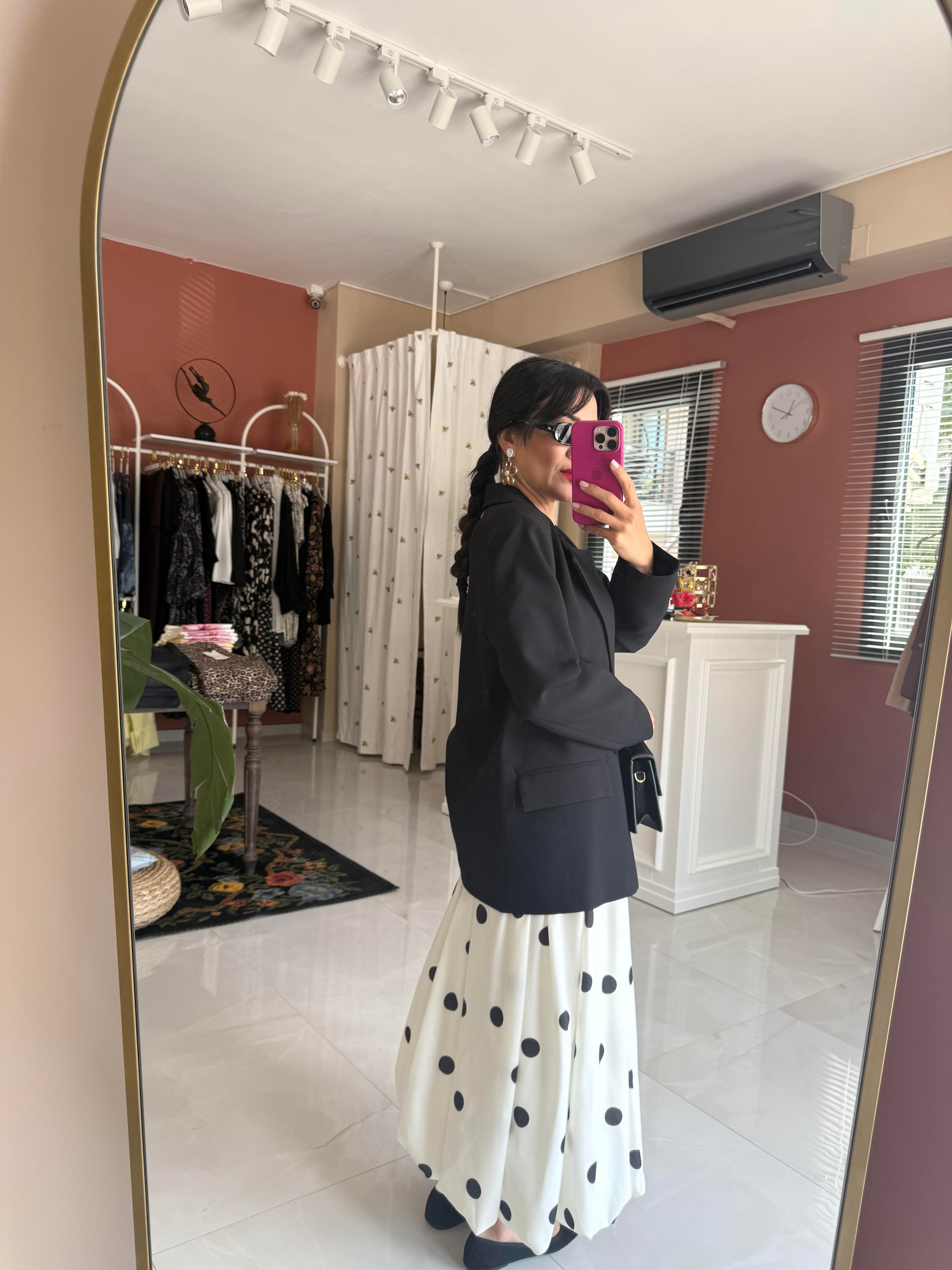 Tek Düğmeli Blazer Ceket