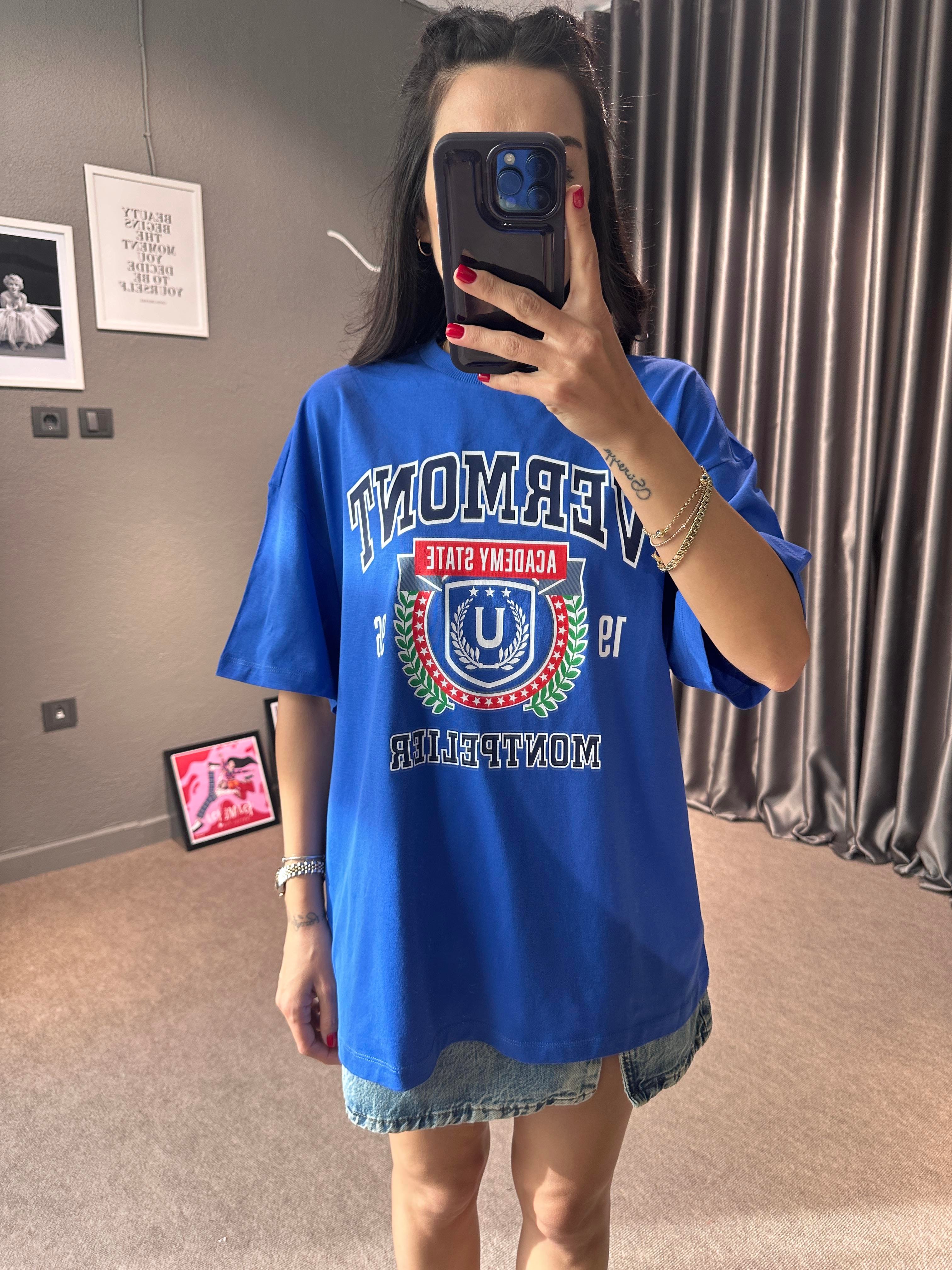 Vermont Mavi Basic T-shirt