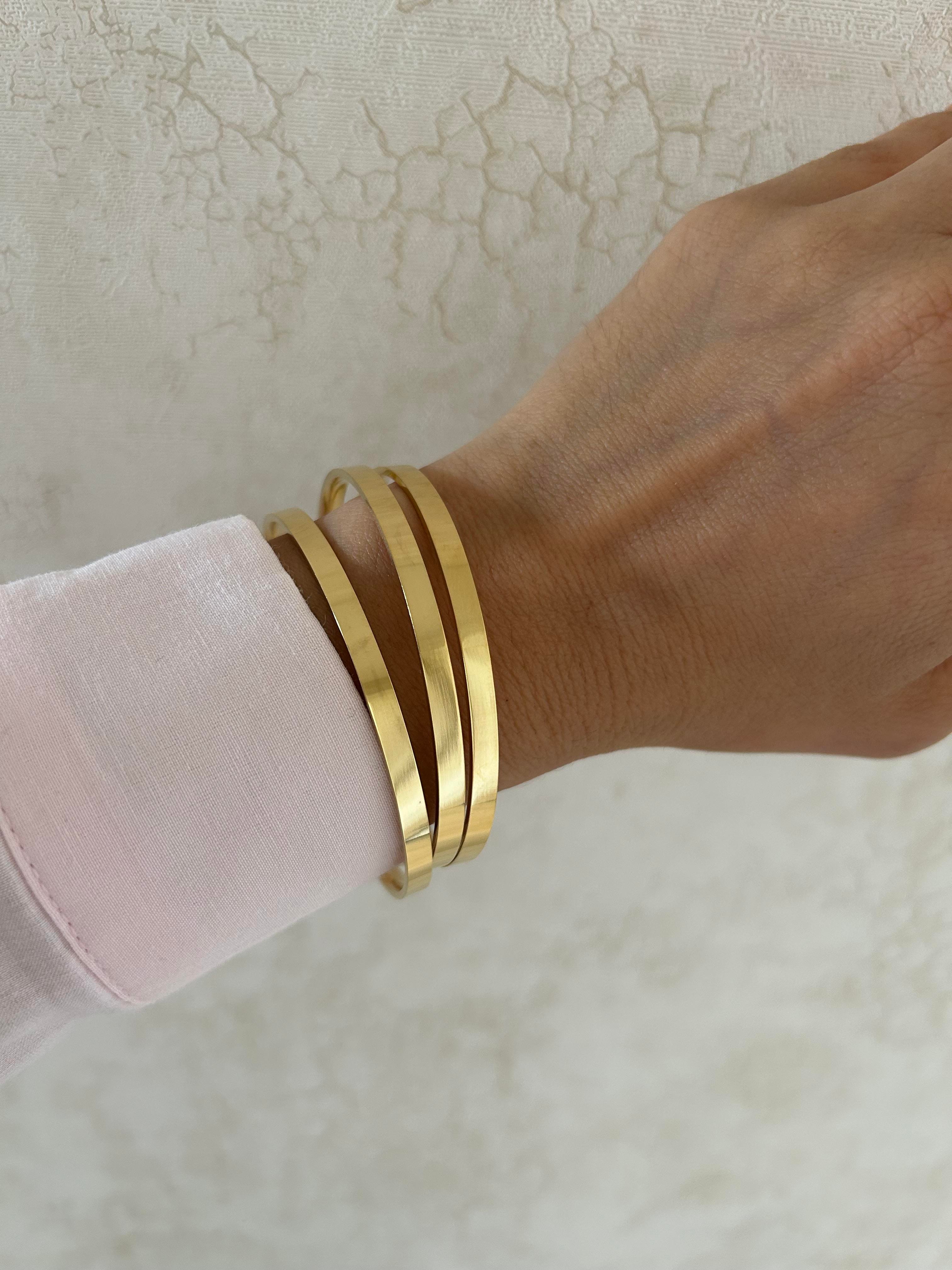 Ajda kalın model bilezik bebe boy