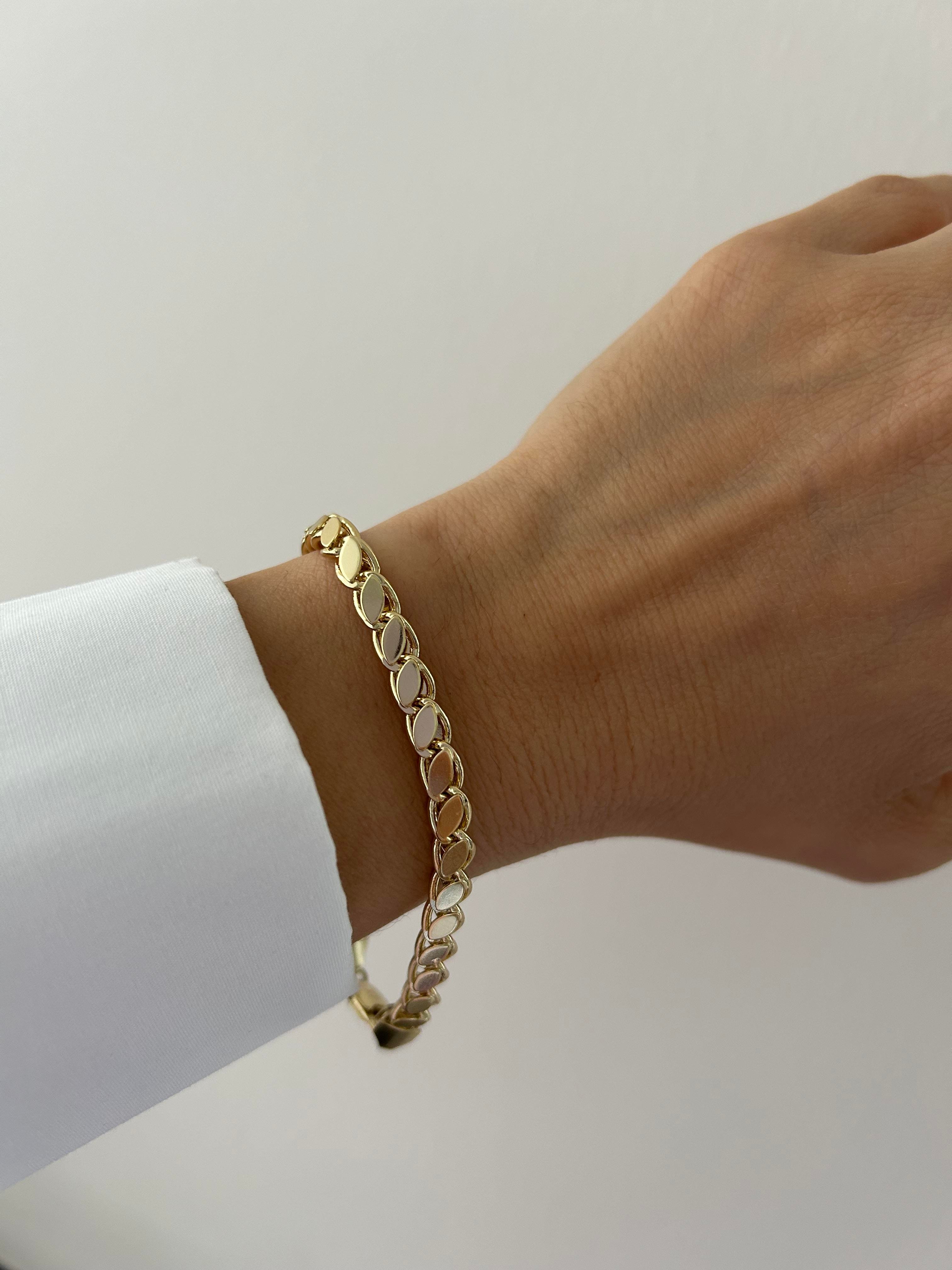 Arpa model 14K bileklik 