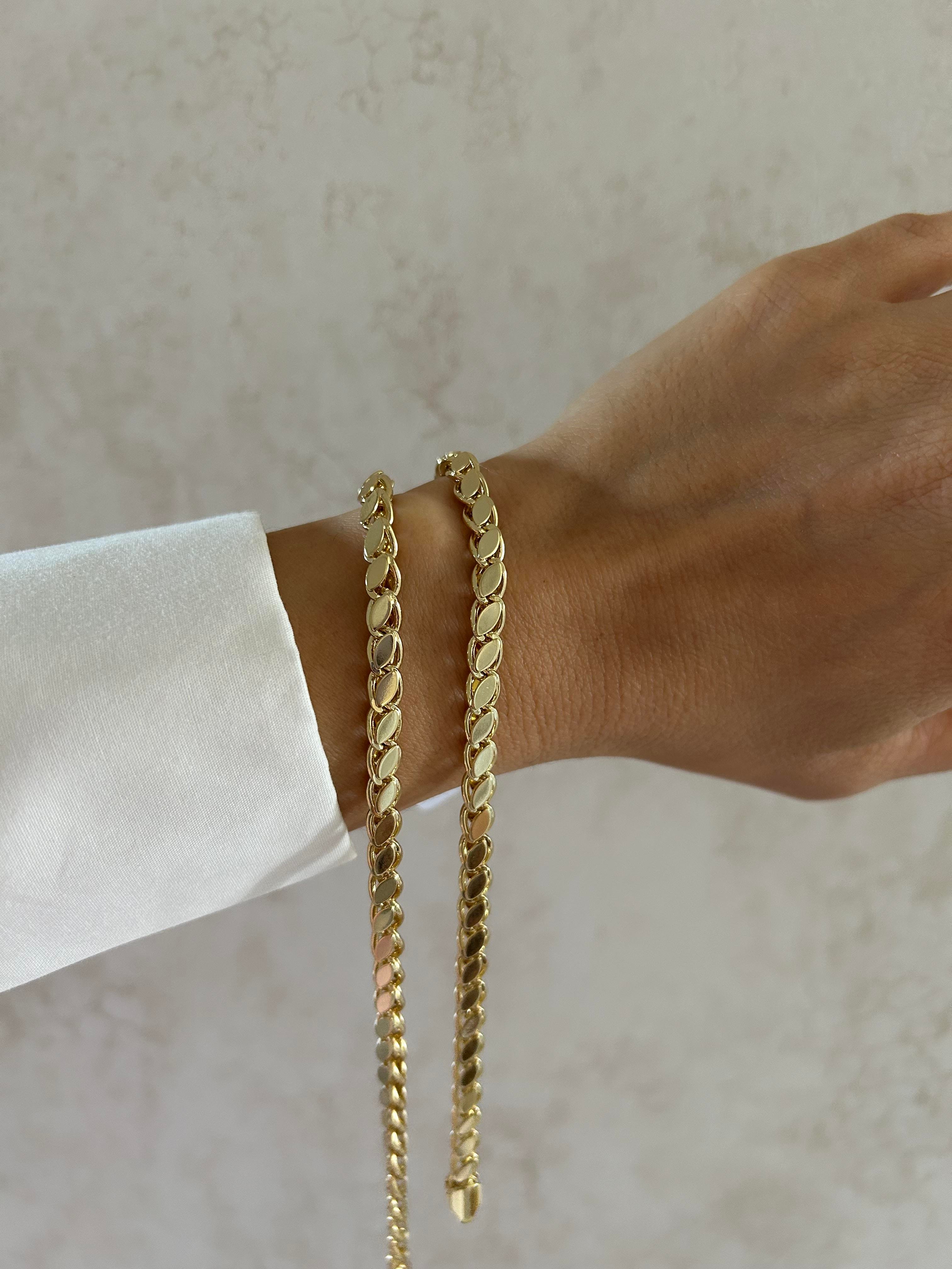 Arpa model 14K bileklik 