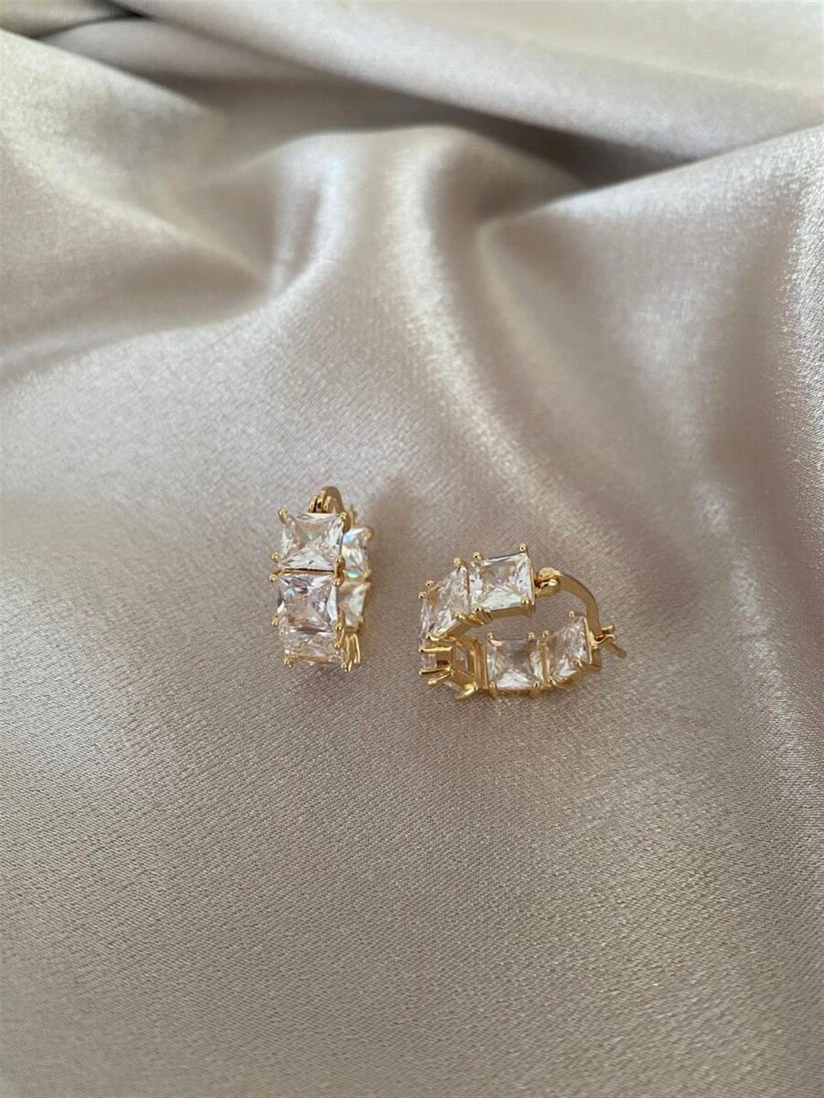 Baget özel seri gold küpe