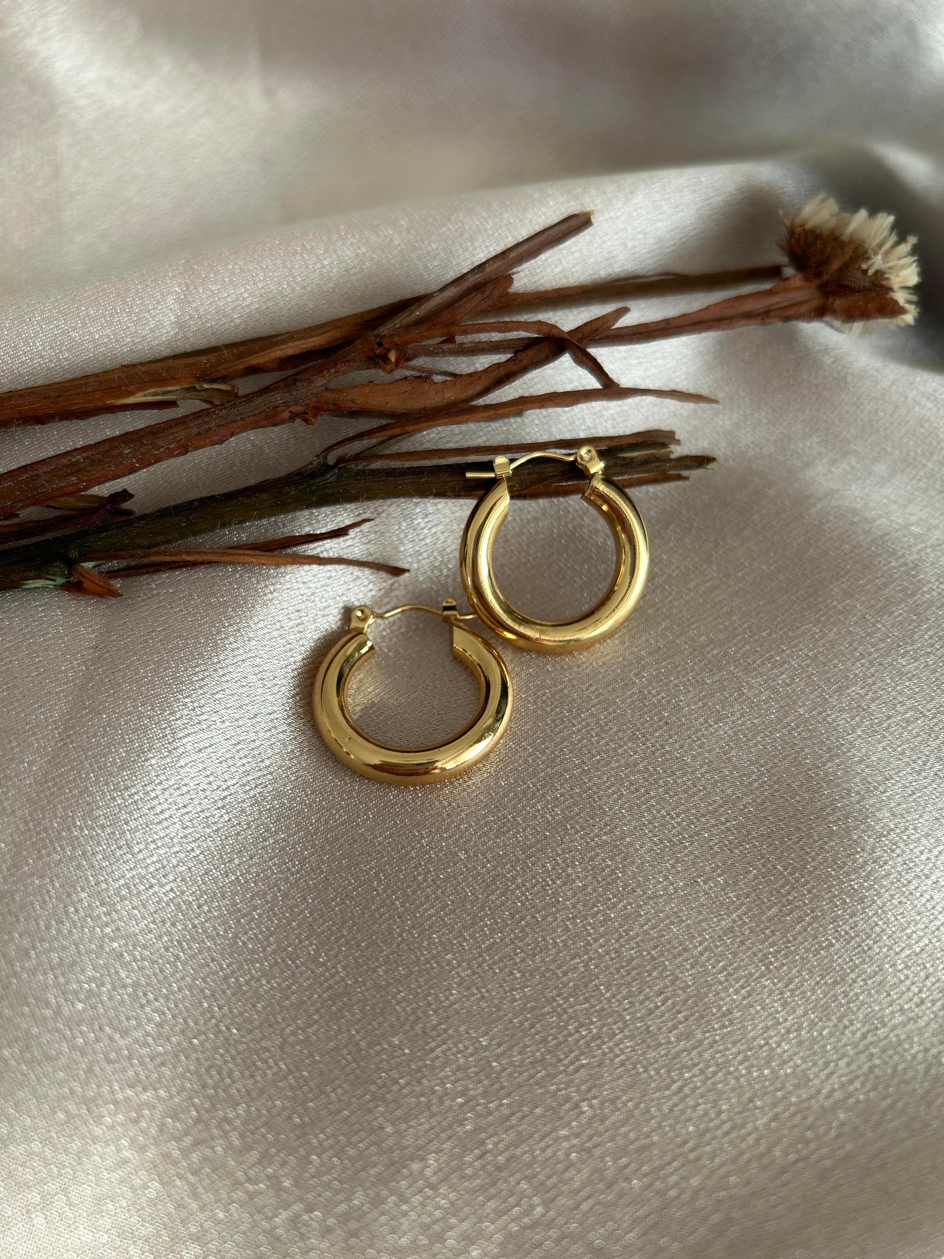 Boru model halka Çelik küpe 