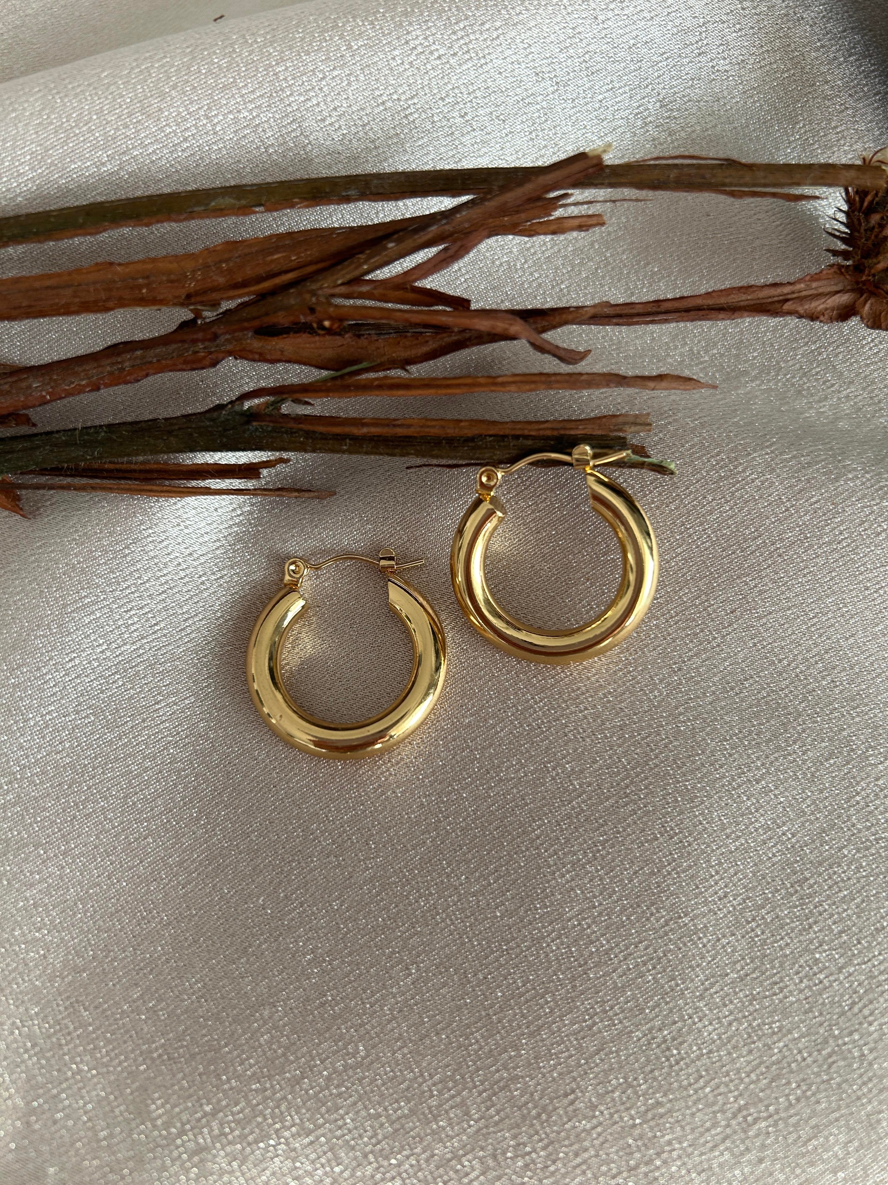 Boru model halka Çelik küpe 